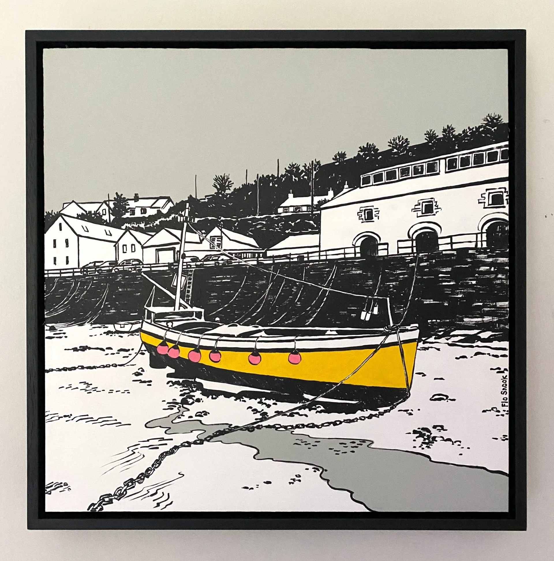Yellow Fishing Boat, Porthleven