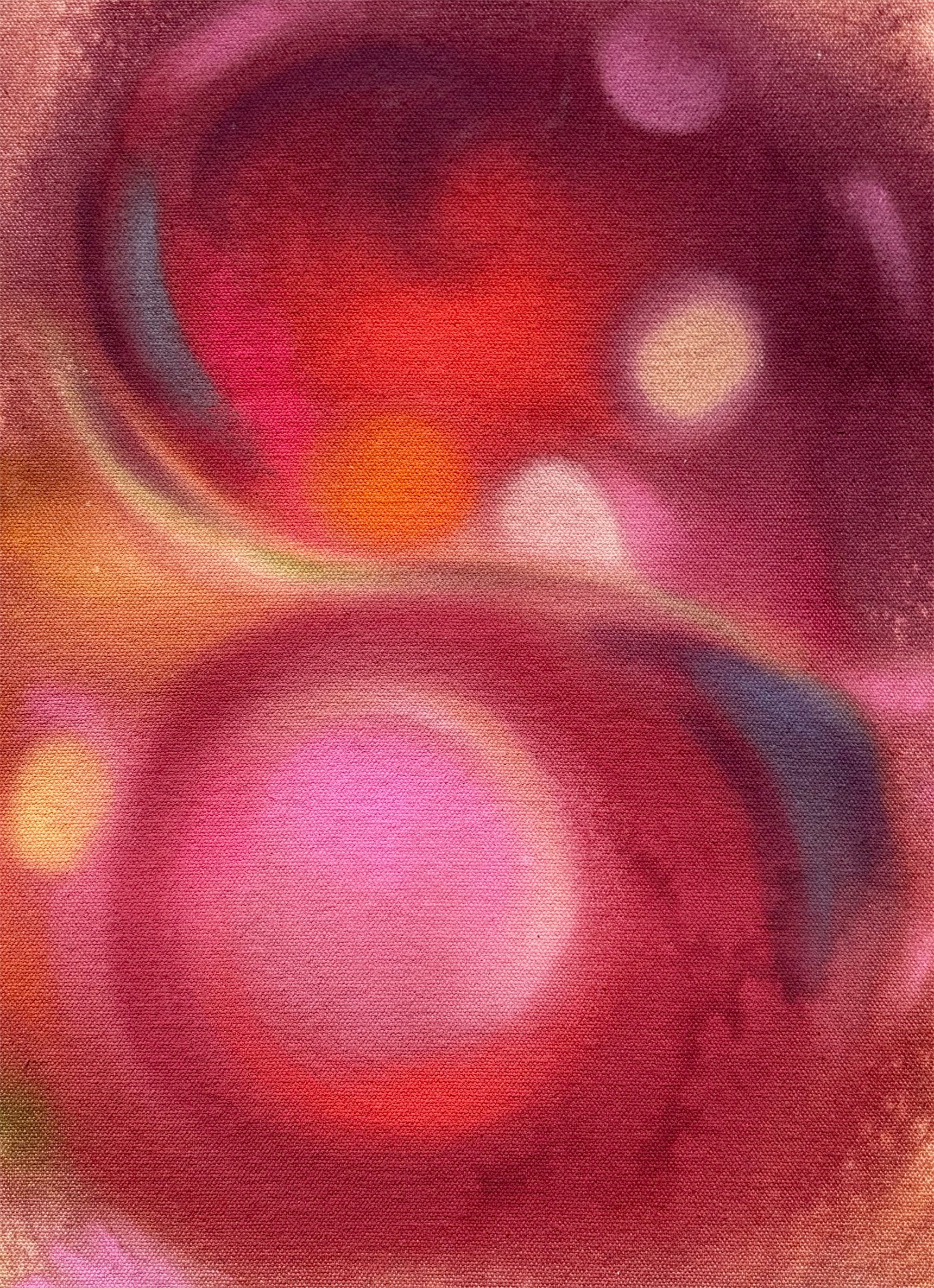 UNTITLED III
30 × 20cm · Acrylic and gouache on unprimed cotton canvas · 2026
