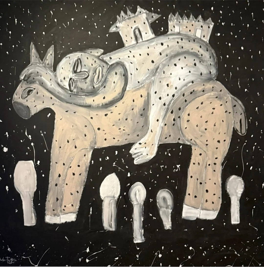  Legends and Tales: Acrylic on Canvas, 200 × 200 cm (2025)

Price:
On request