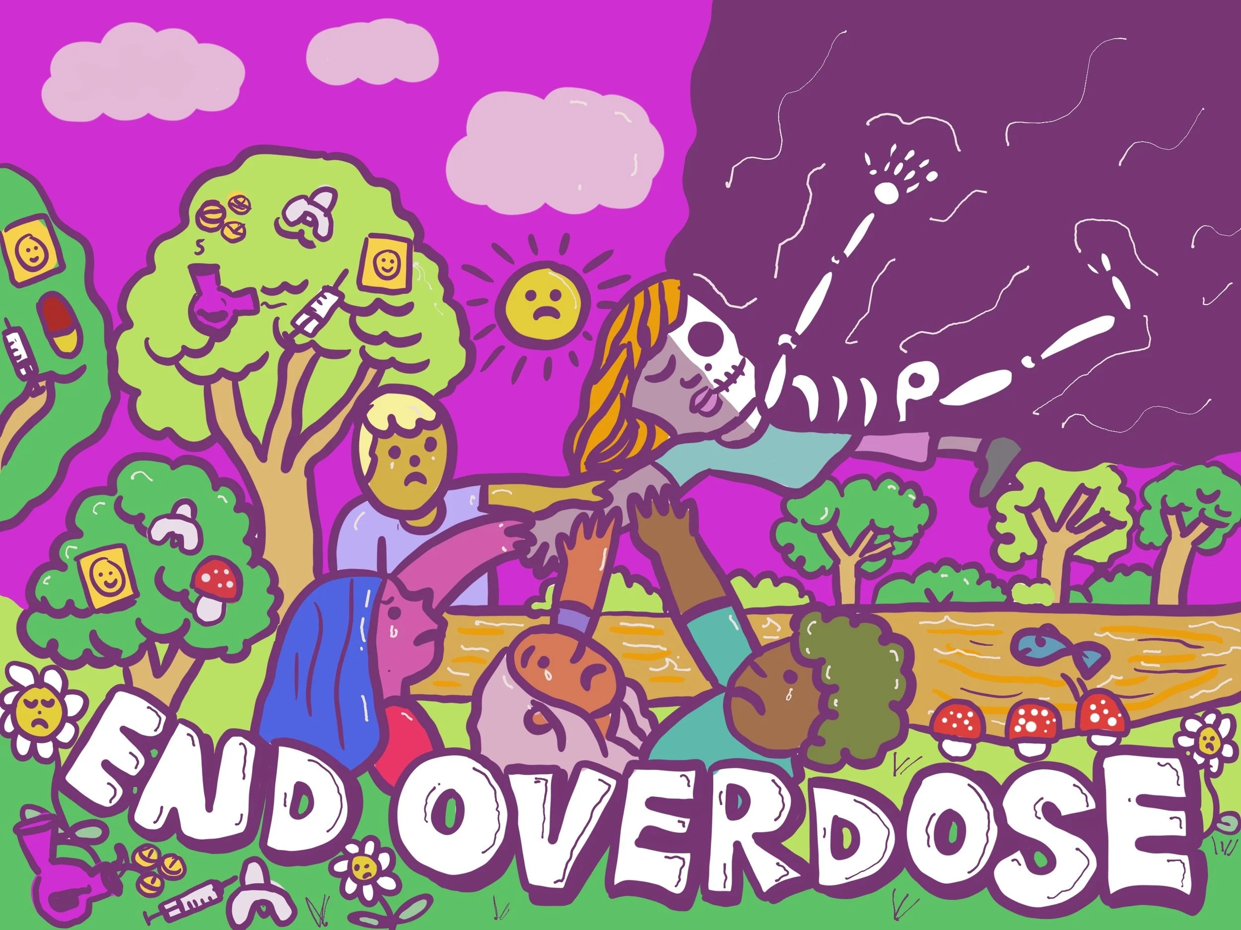 Design END OVERDOSE 