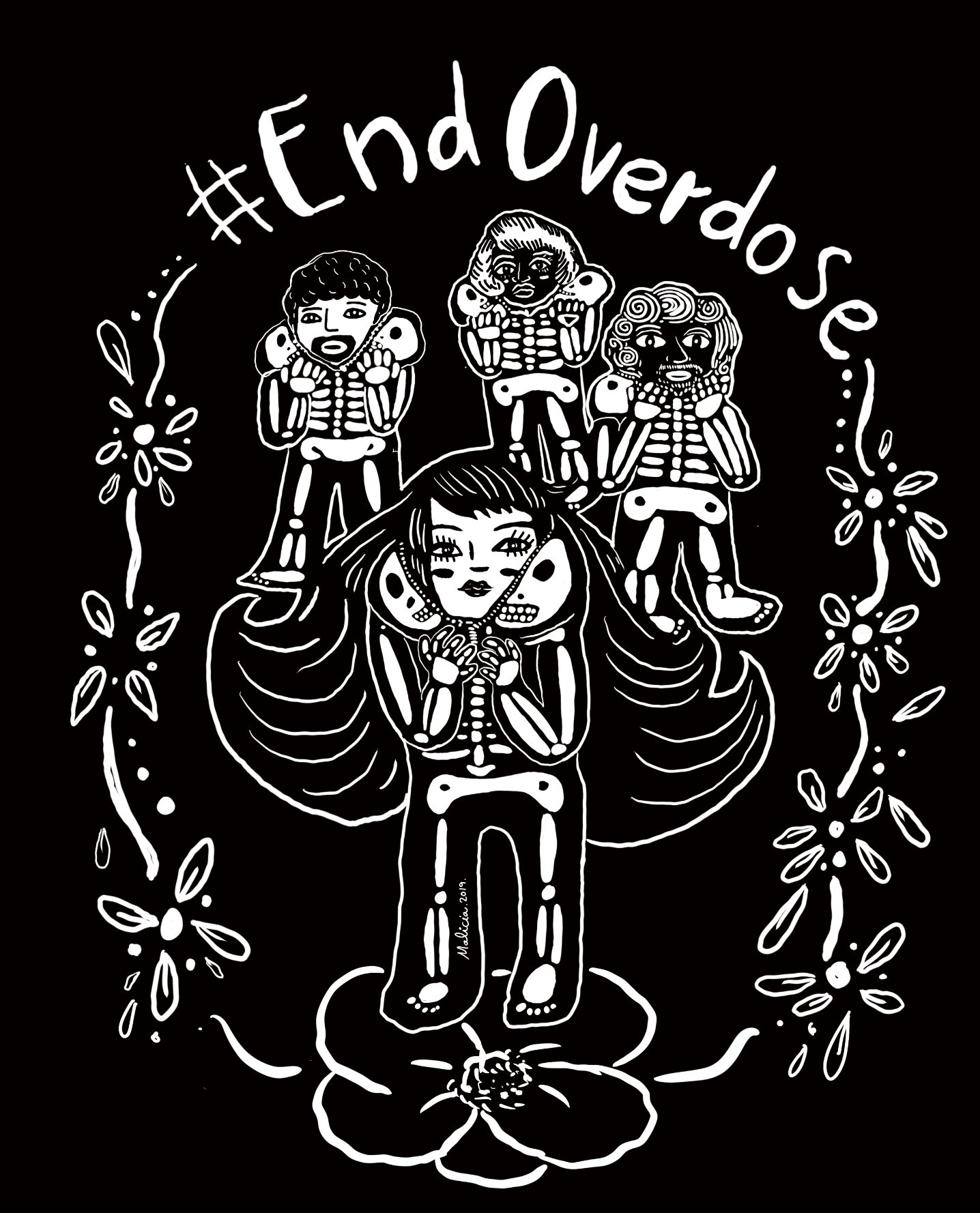Design END OVERDOSE 