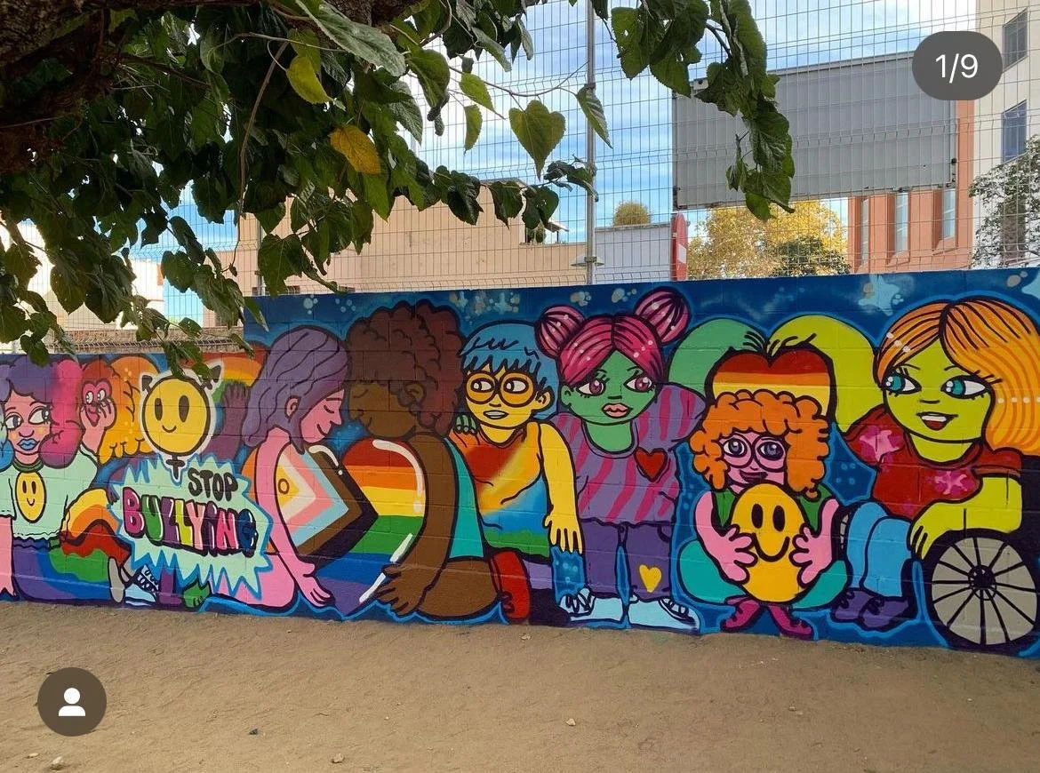murales en escuelas  SENTIR X SER