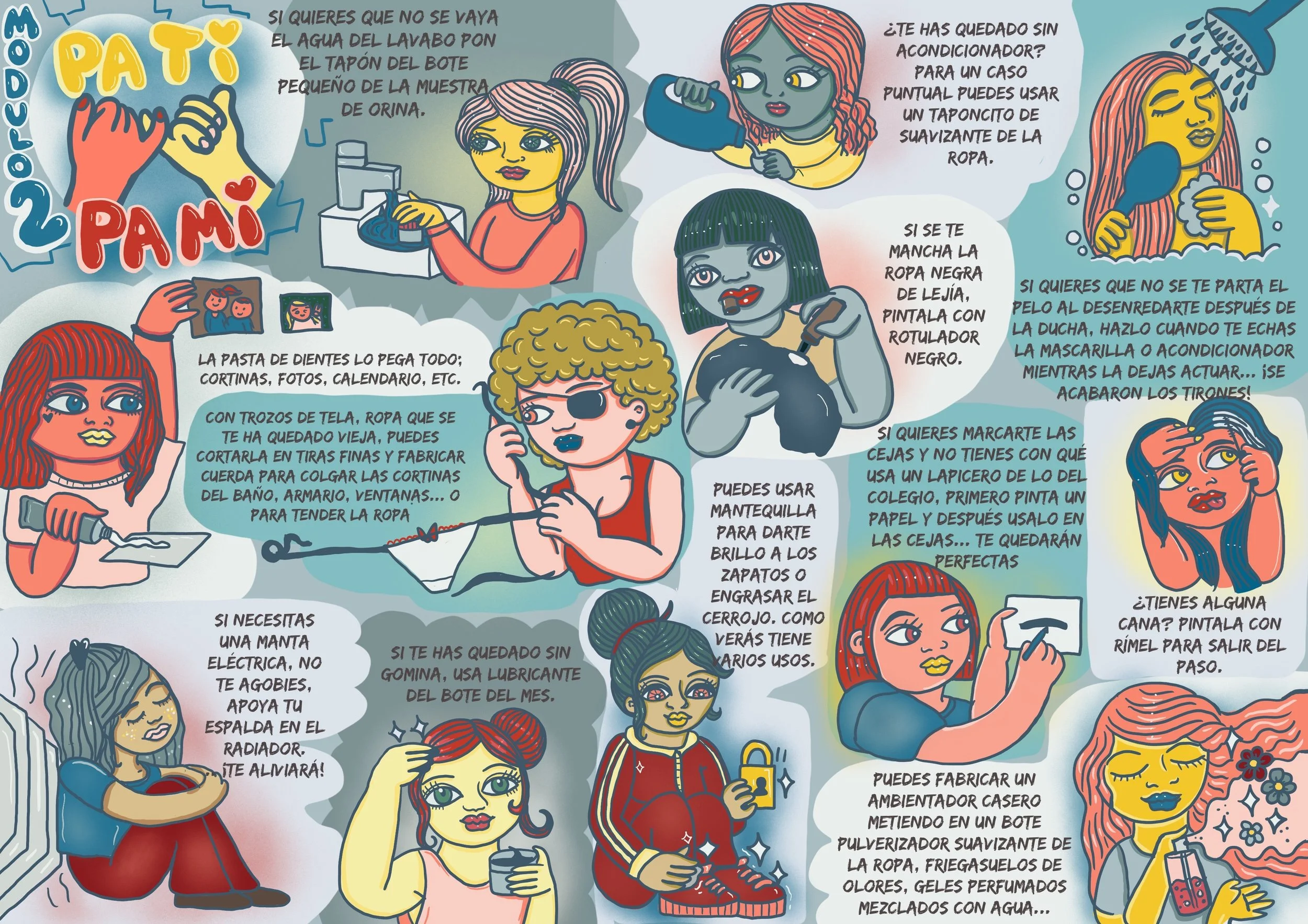 Ilustracion para las guerreras de Atenea , Fundación Atenea, mujeres del centro penitenciario de Madrid I / Illustration for women from the Madrid penitentiary center I