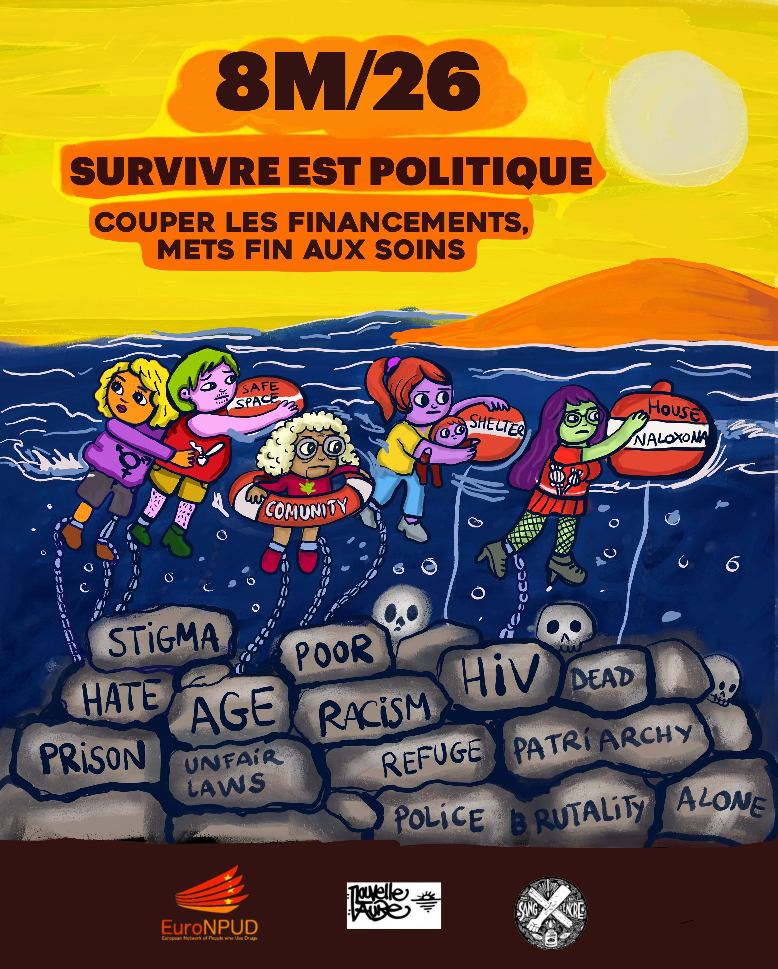 For the International Women’s Day 2026 on March 8, the EuroNPUD SisterWUD has organized a digital campaign collaborating with Women Harm Reduction International Network (WHRIN) in a joint Solidarity Statement and developing a set of social media post