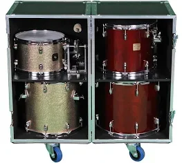 Drum backline cartage and set-up