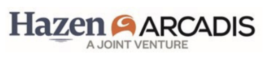 Hazen and Sawyer and Arcadis logos with 'A Joint Venture' tagline