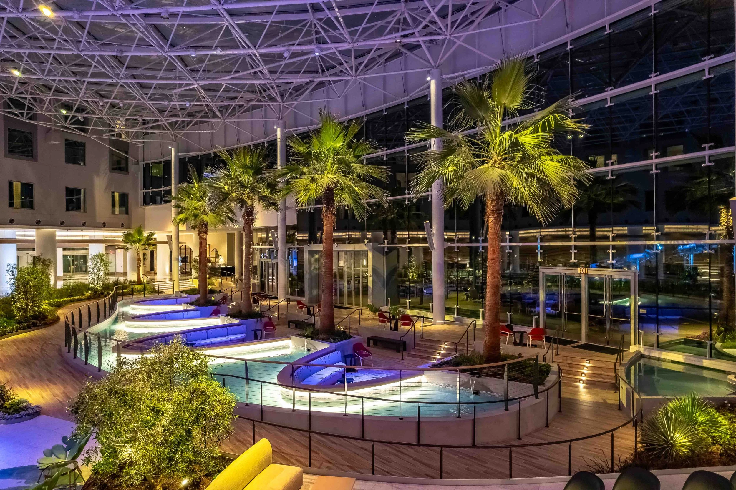 Atrium Fountain : Night