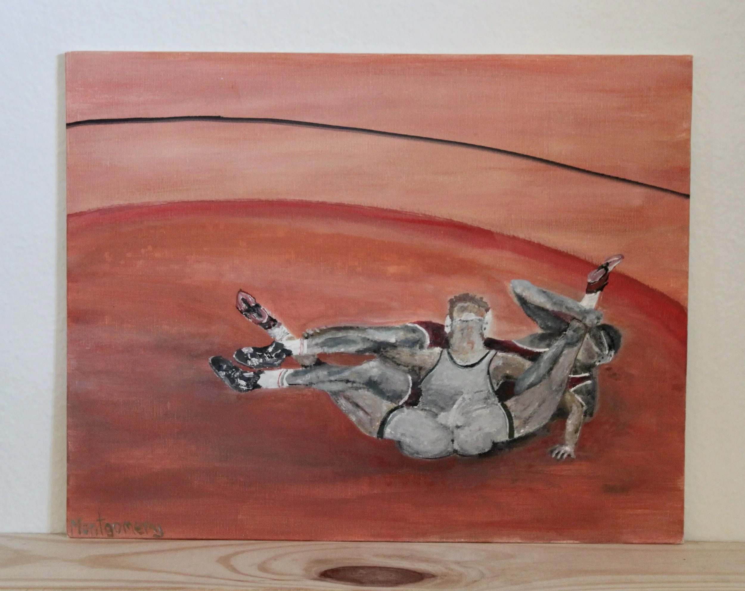 "The spladle"   :   Oil on canvas panel   :   14-by-11 inches   :   Completed 2023