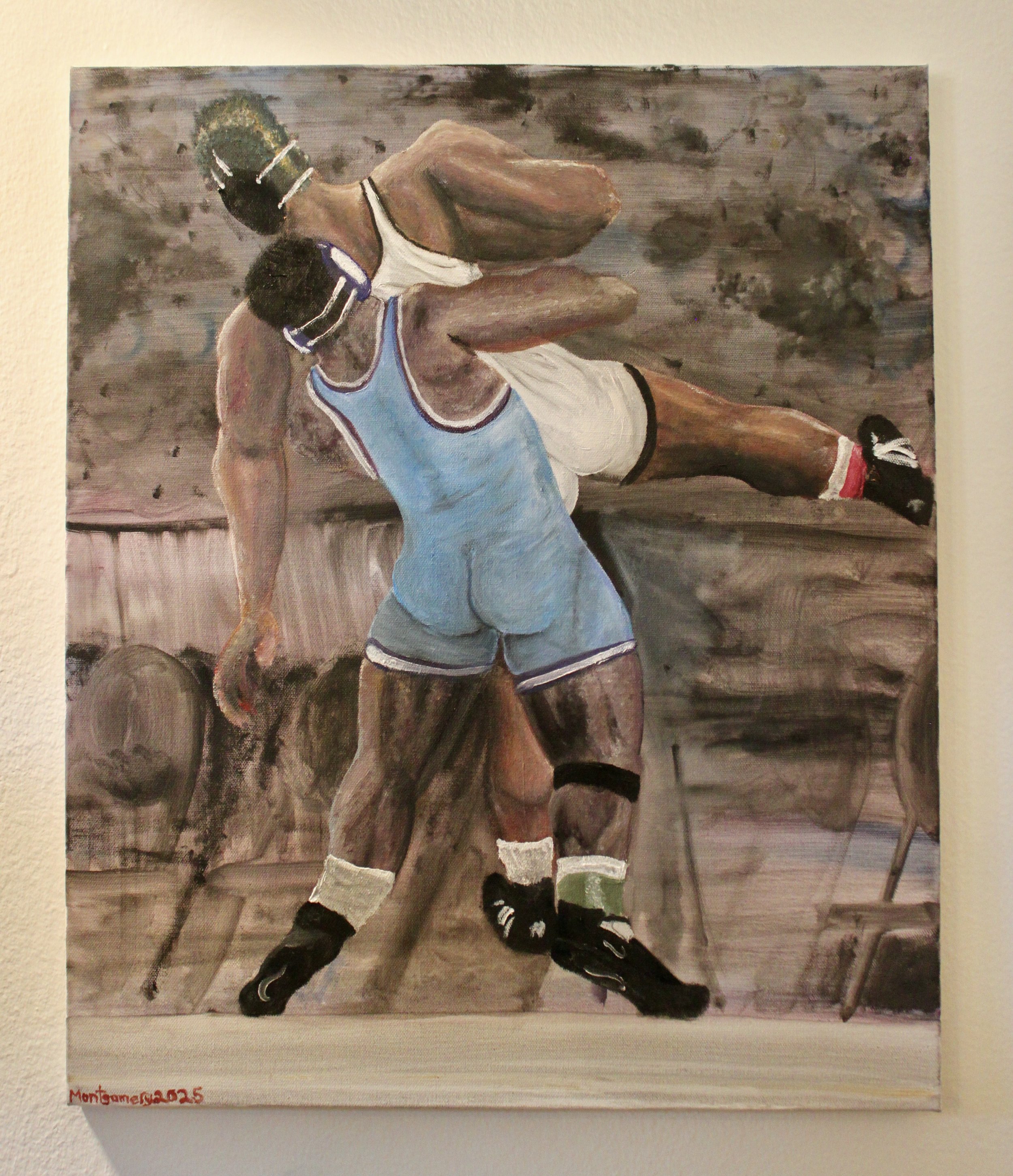 "Mat return"   :   Oil on canvas   :   20-by-24 inches   :   Completed 2025