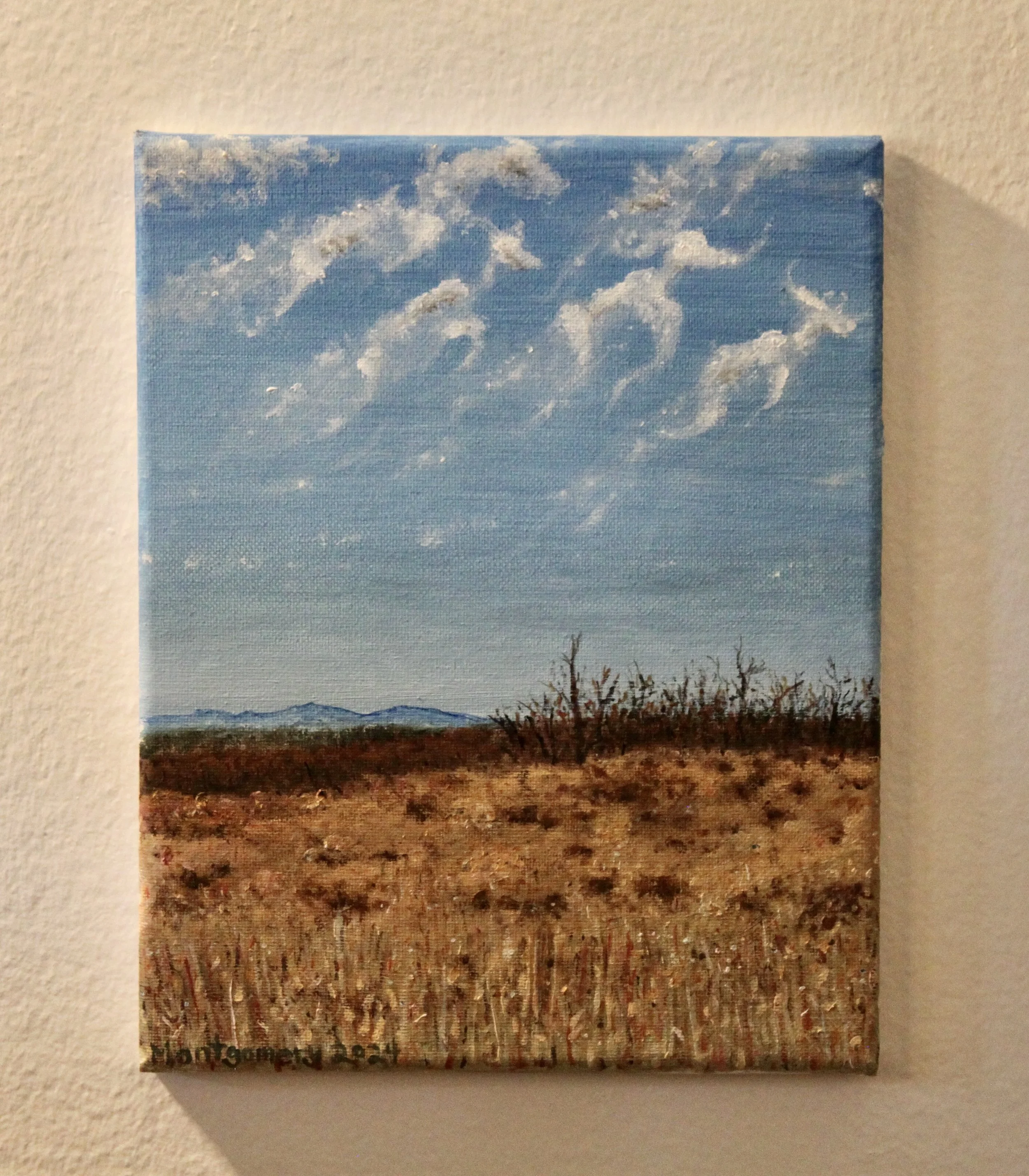 "The radiant lands of Colorado"    :   Oil on canvas   :   8-by-10 inches   :   Completed in 2024