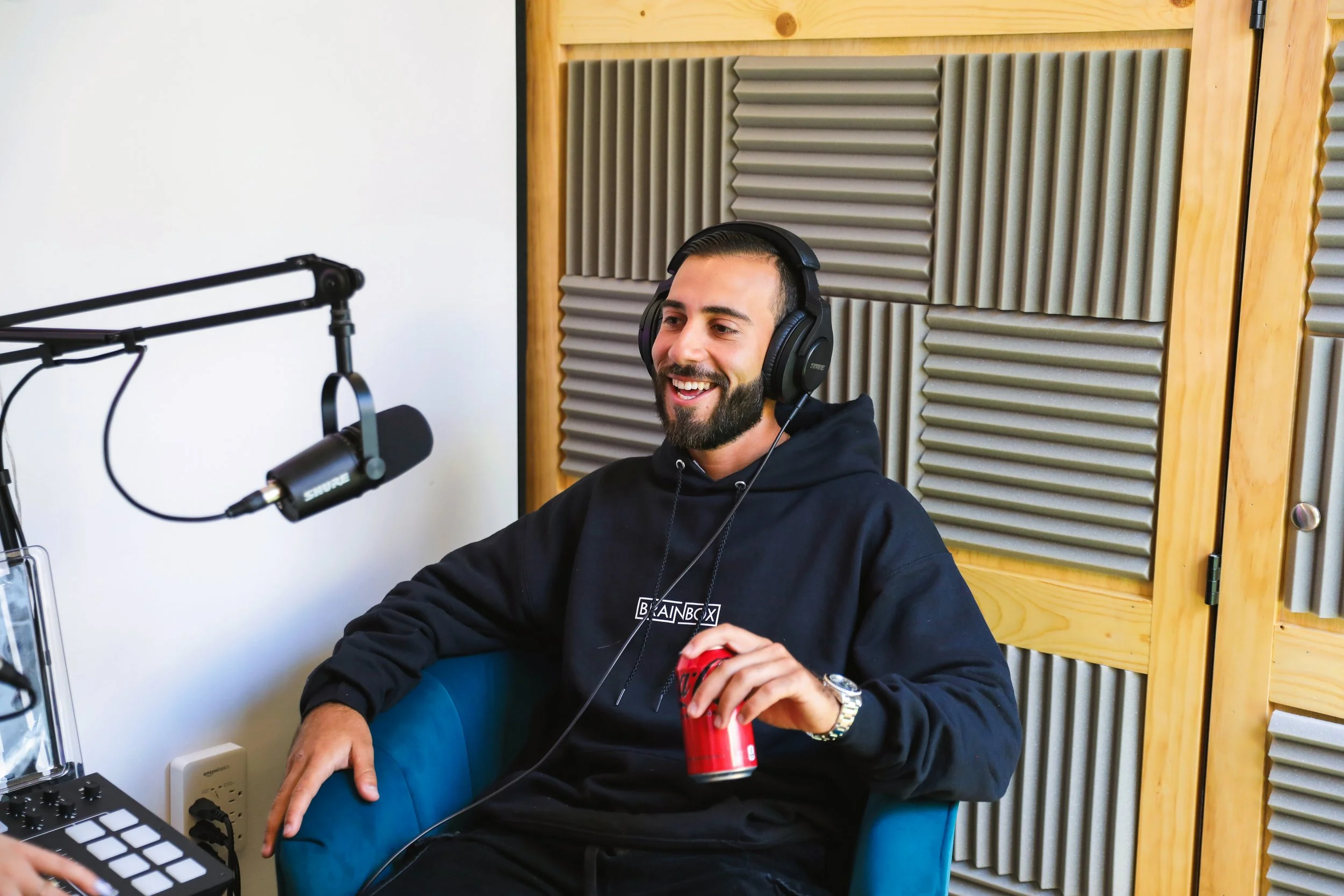 Podcast studio in Midtown Miami at Brainbox coworking