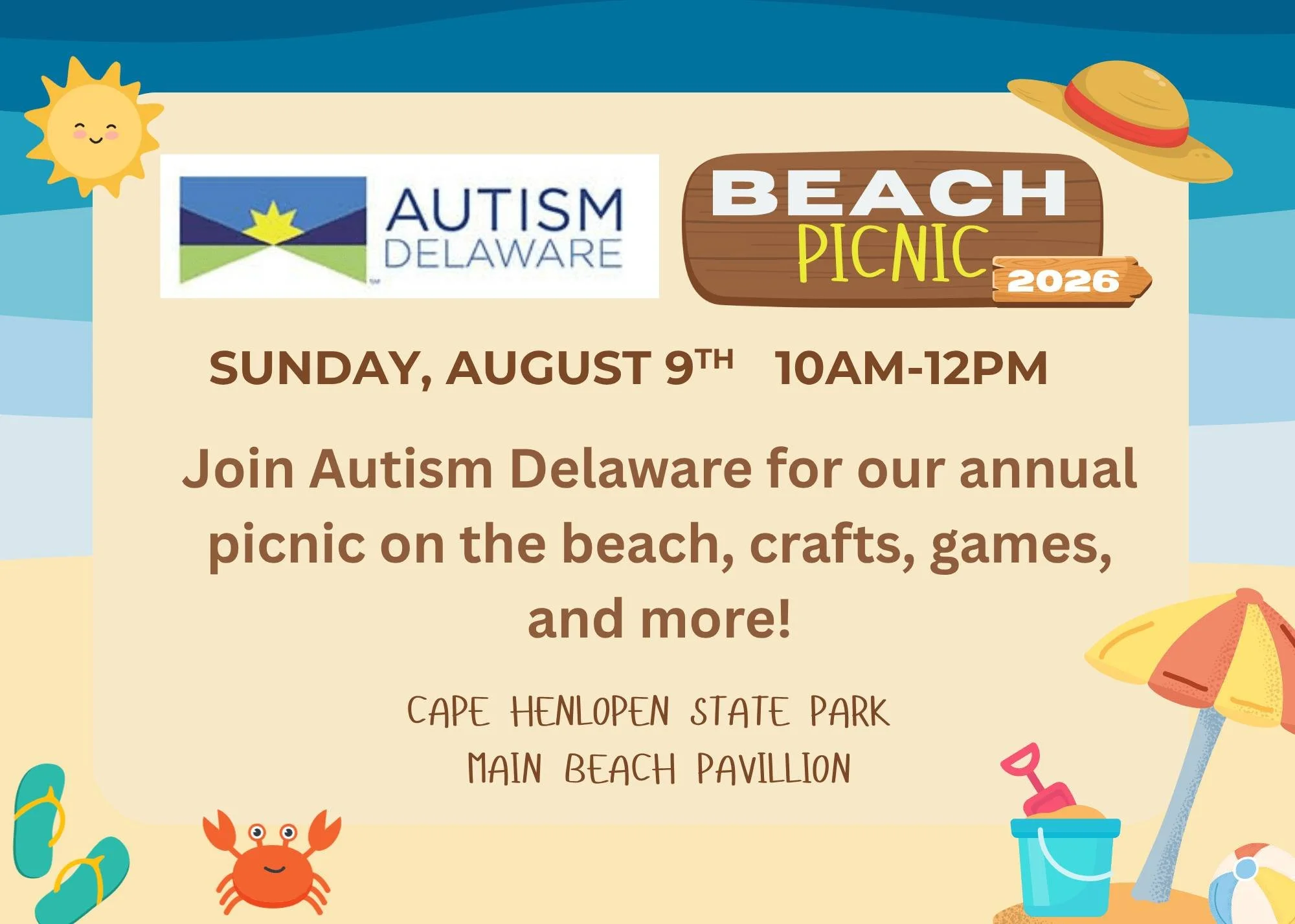 Autism Delaware Annual Beach Picnic