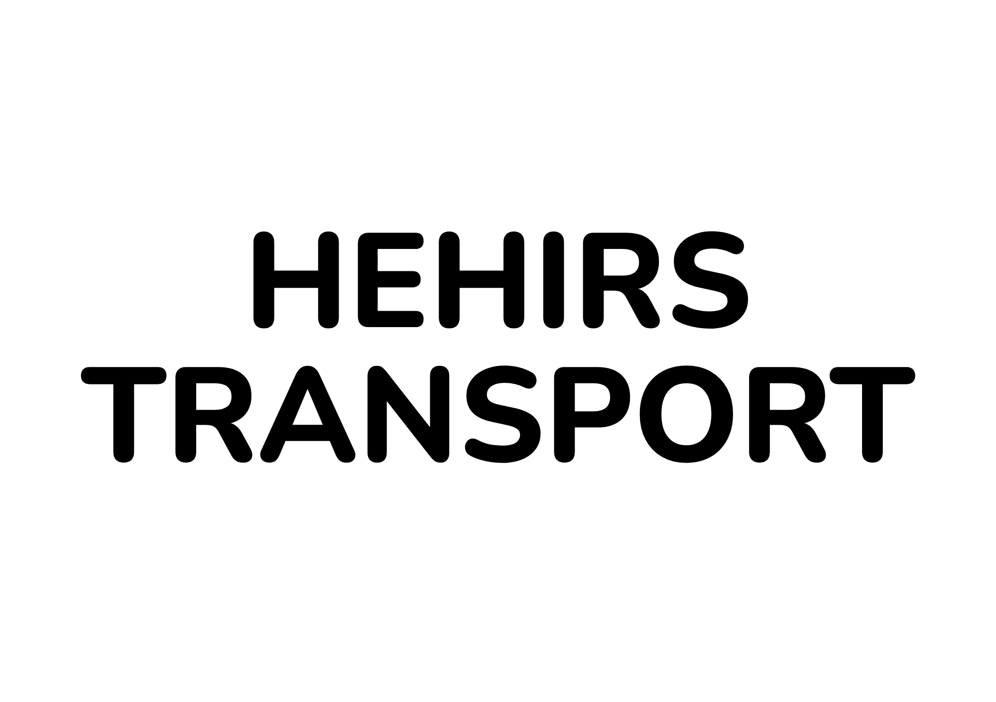 Text on a white background reading 'HEHIRS TRANSPORT' in bold black font.