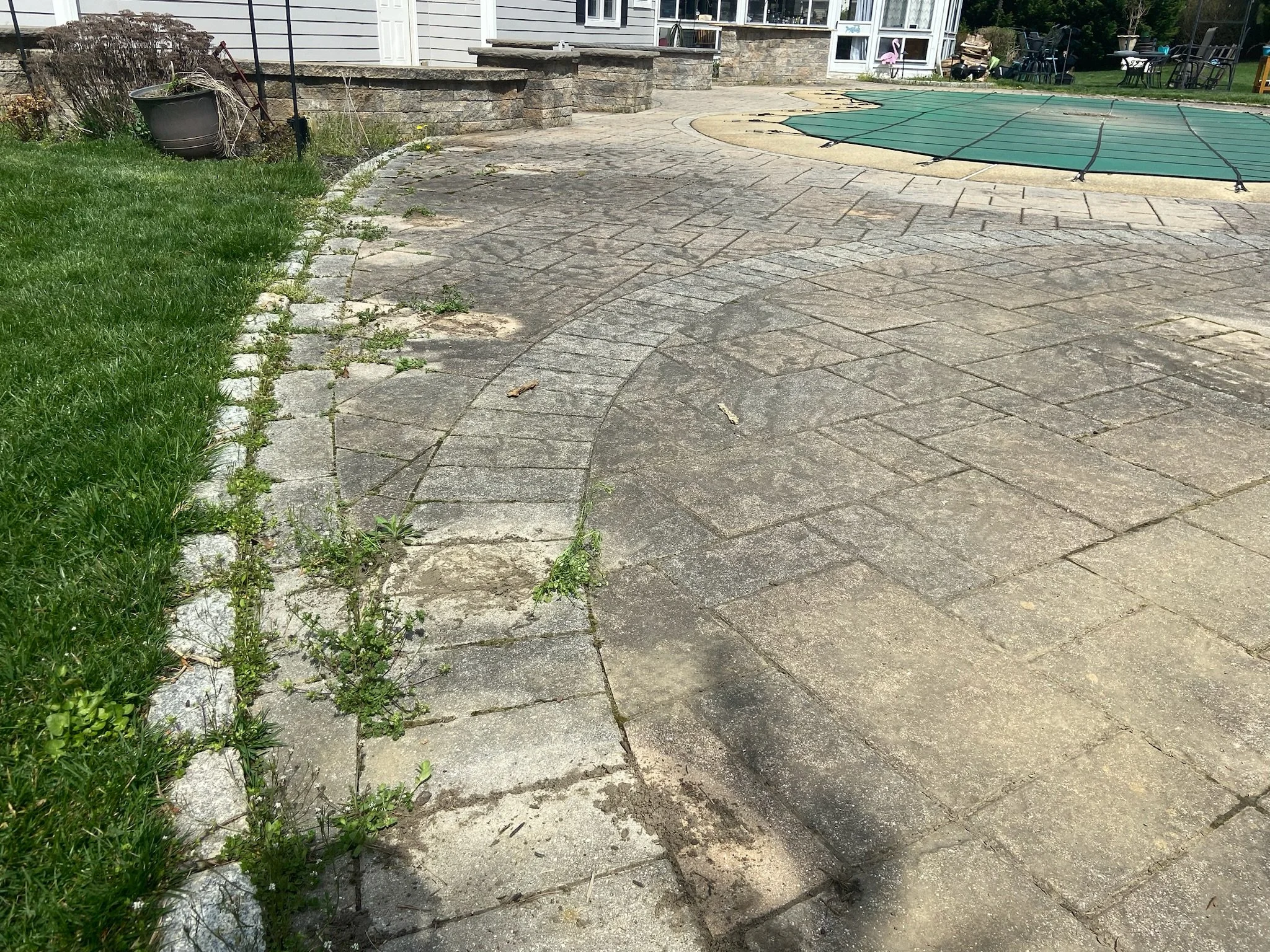 BEFORE - POOL PATIO