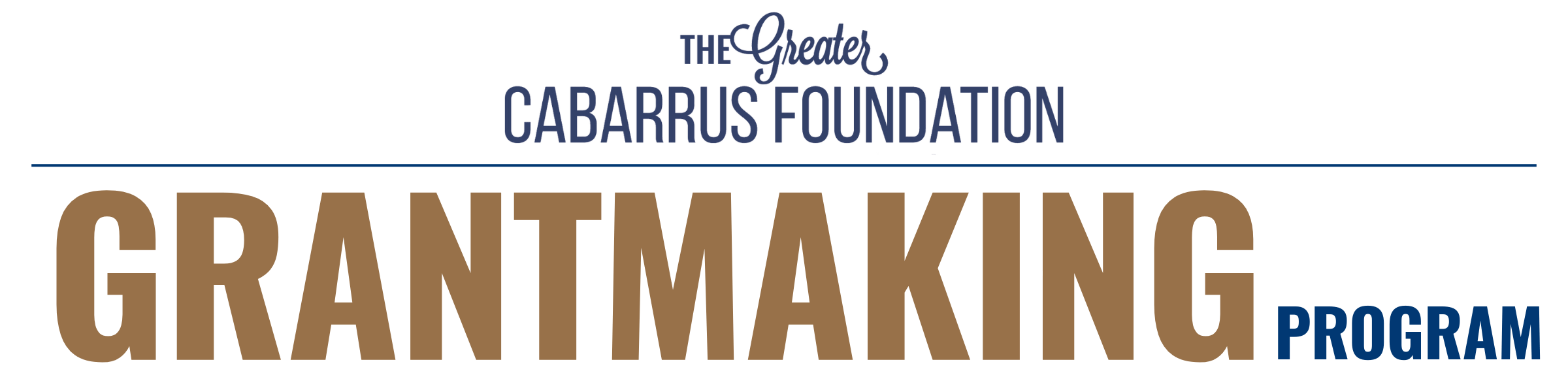 Greater Cabarrus Foundation Grantmaking Program