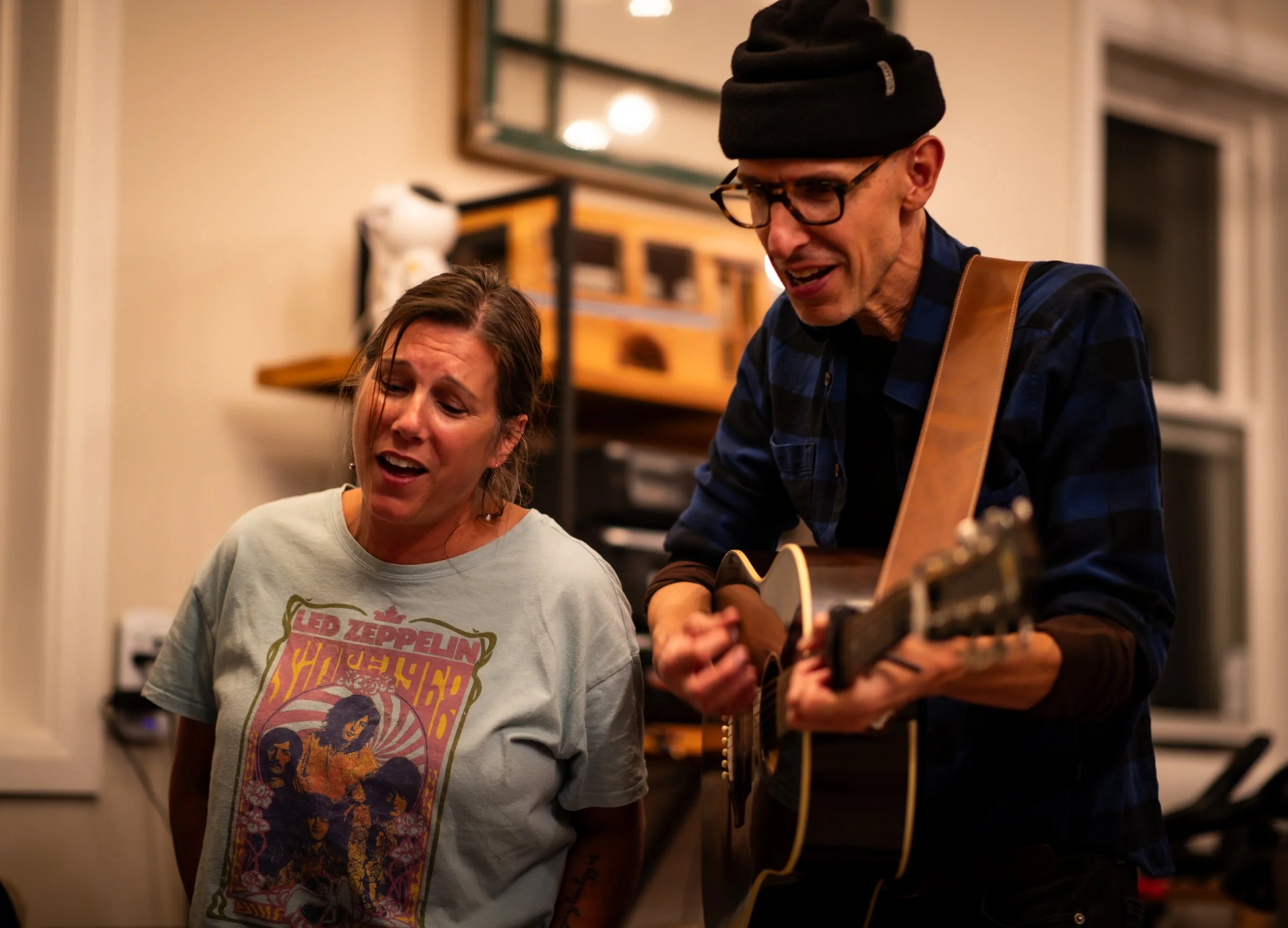 Carole and Rob signing together