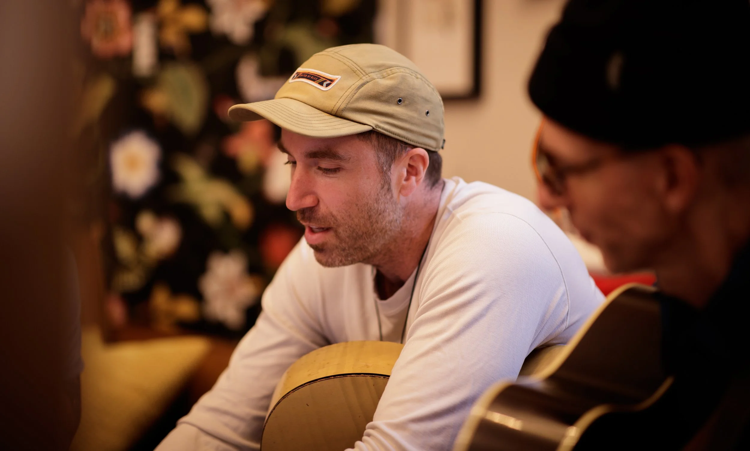 Peter Katz working on song