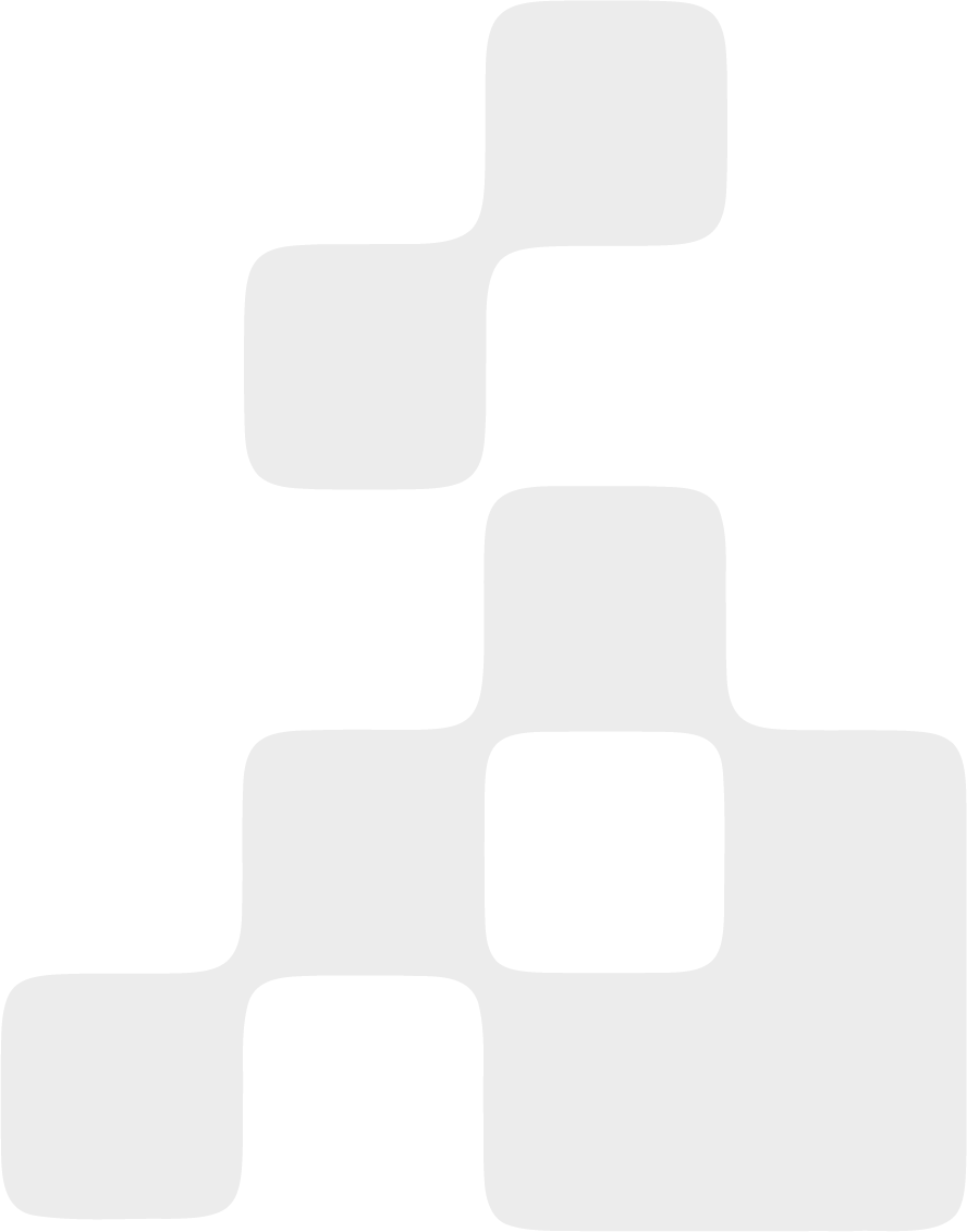 A grid of 12 black and white squares arranged in a staggered pattern.