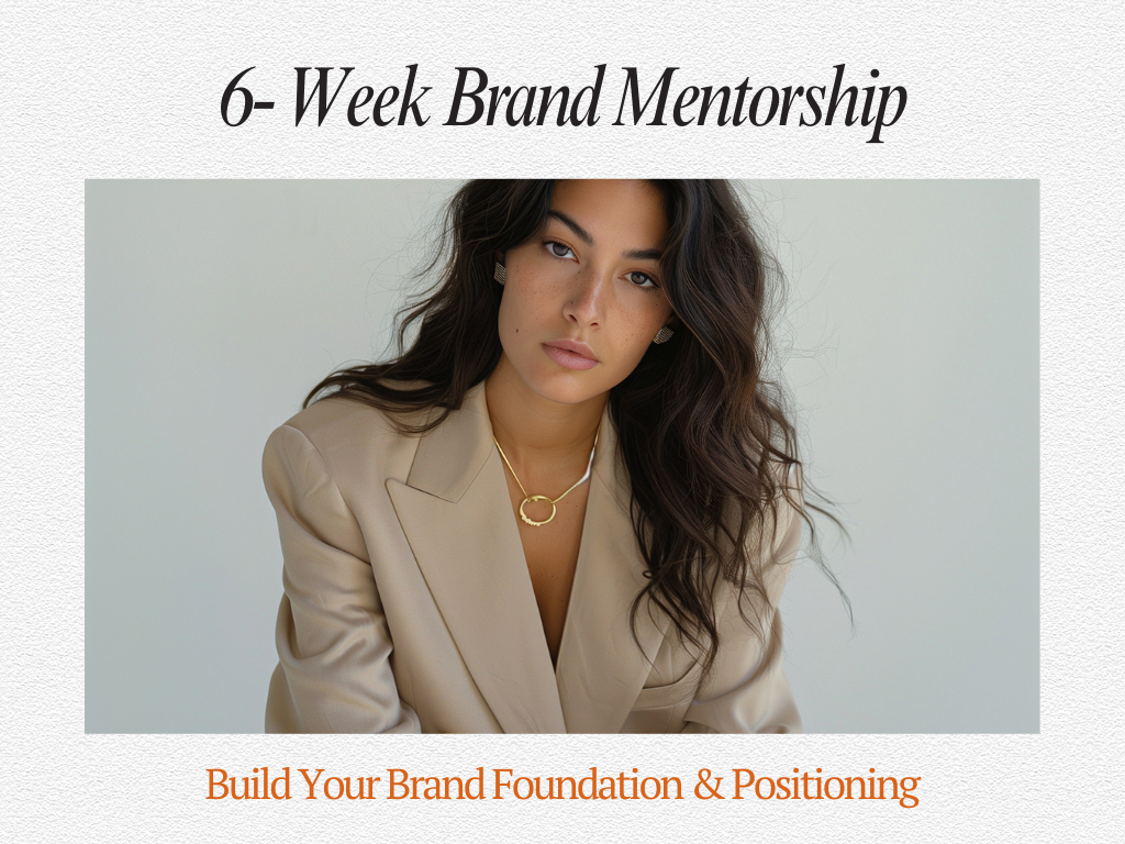 6-Week Brand Building Mentorship
