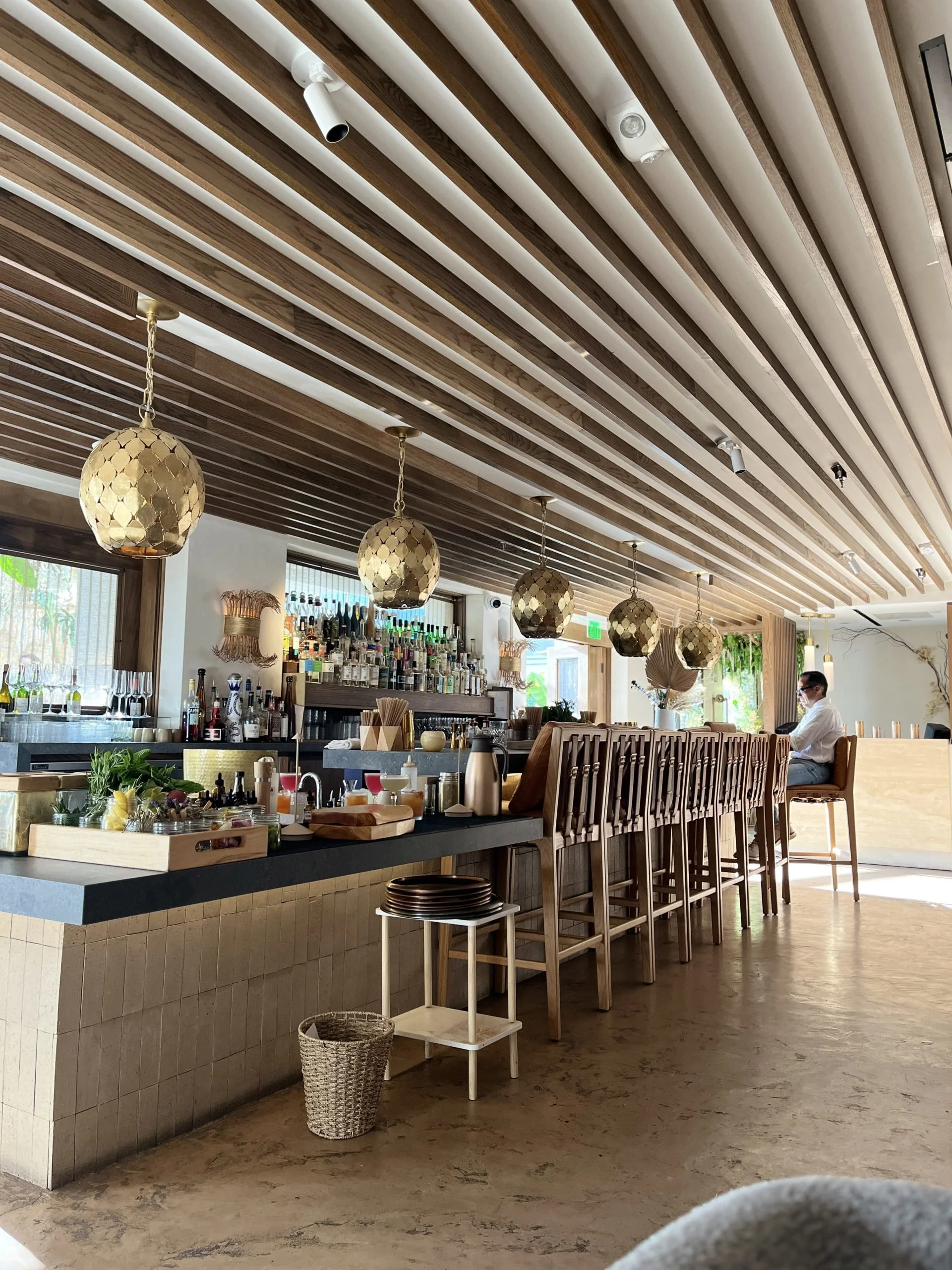 West Hollywood restaurant branding that is chic, savory, open, natural with warmth ad inviting to enjoy the food