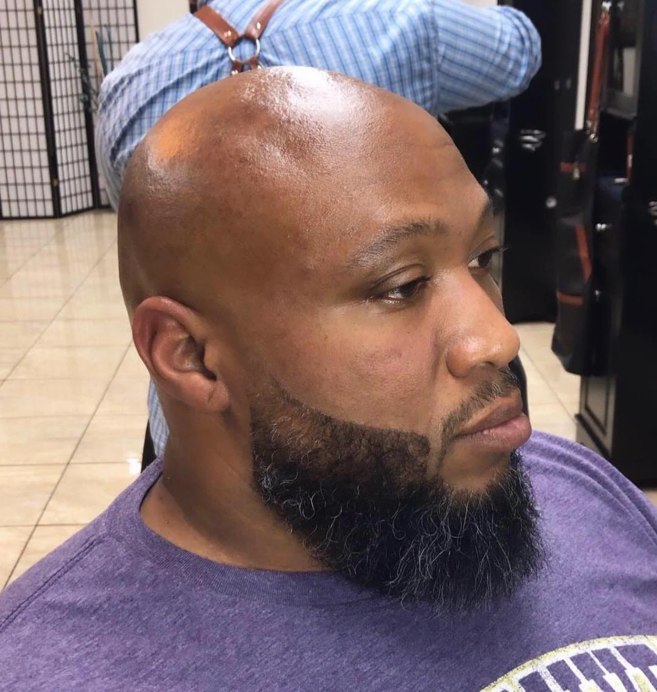 Straight Razor Head Shave