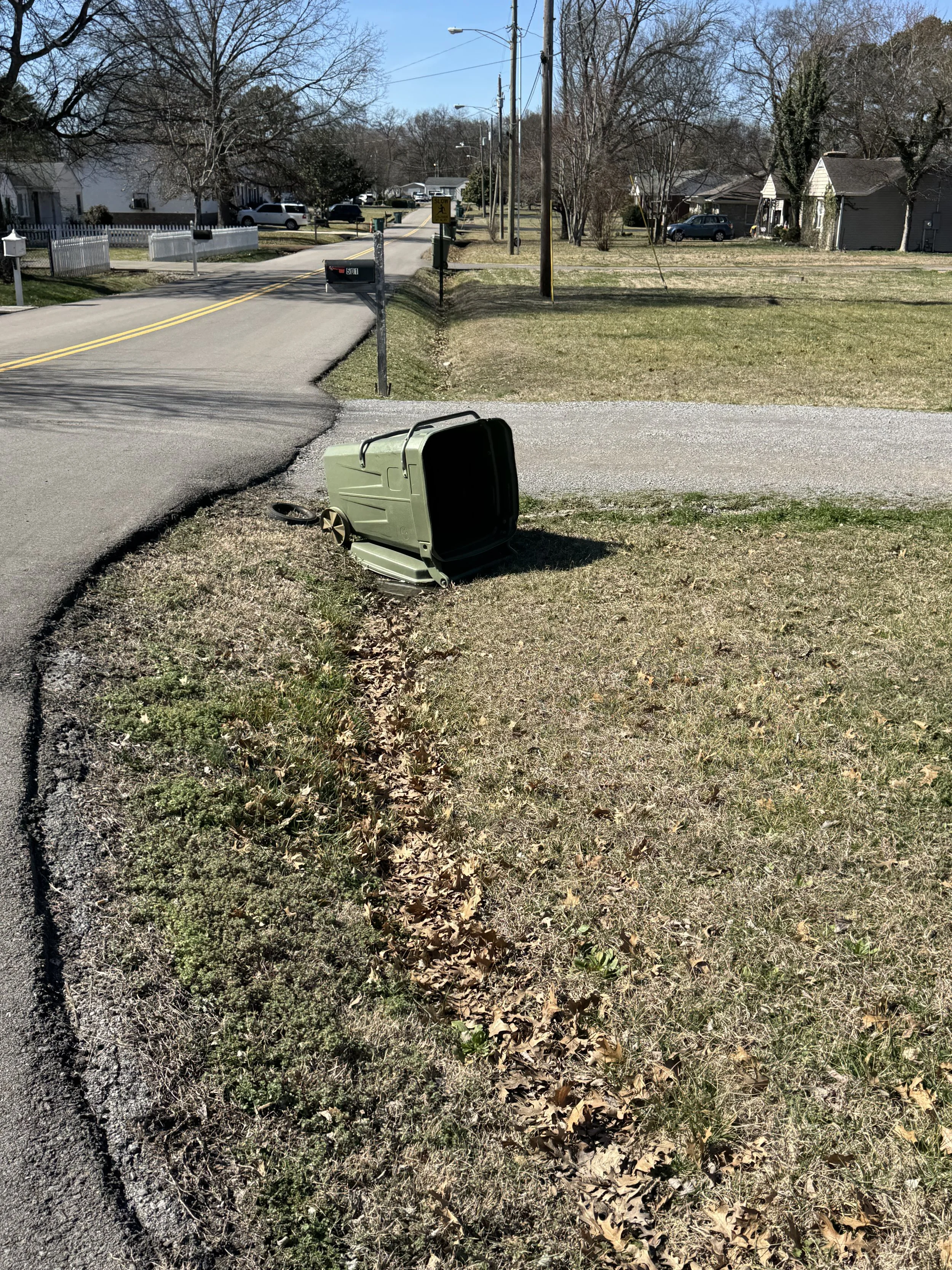 tipped can sitting out all day