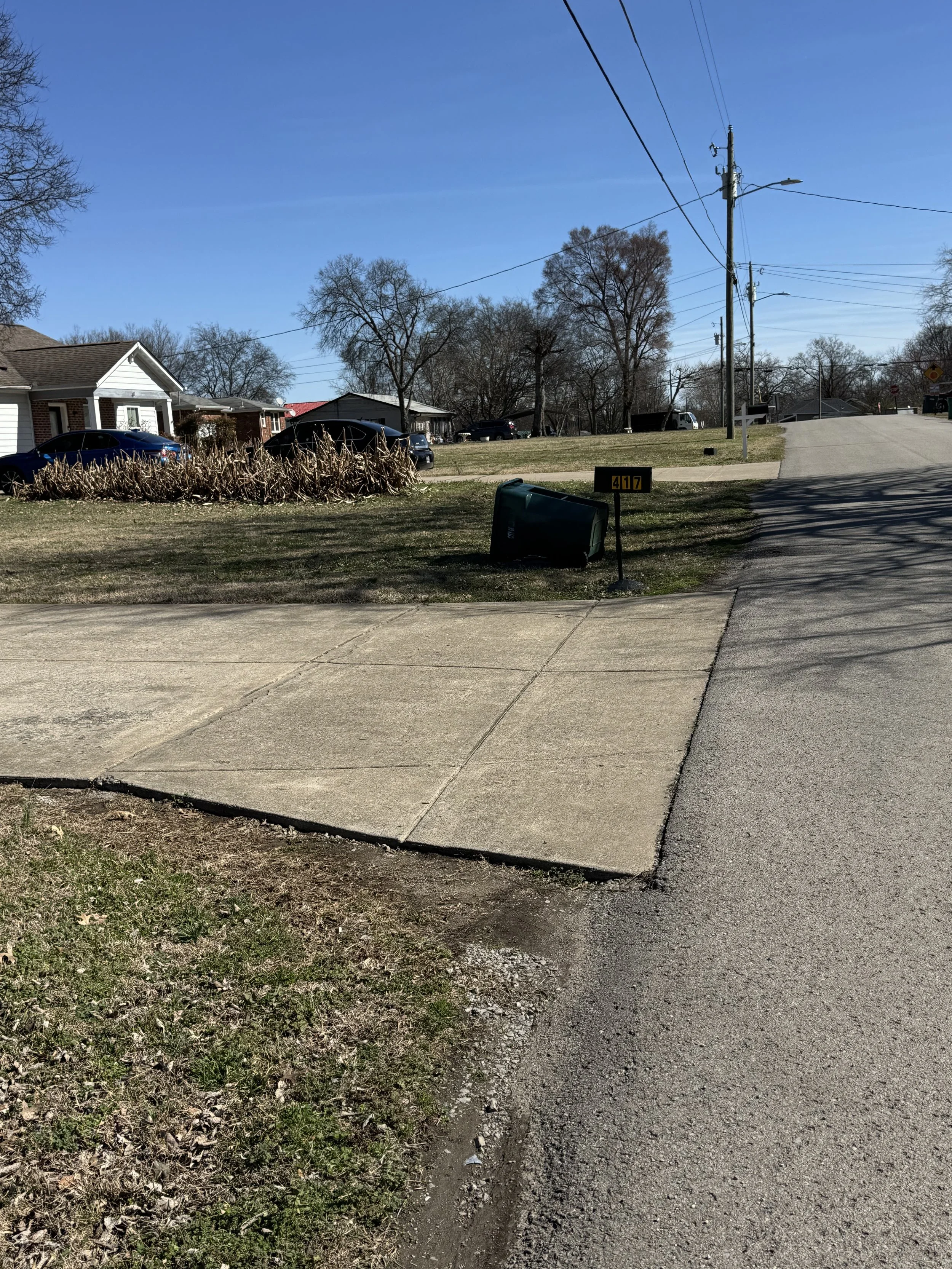 I don't want to see this when I pull in my drive