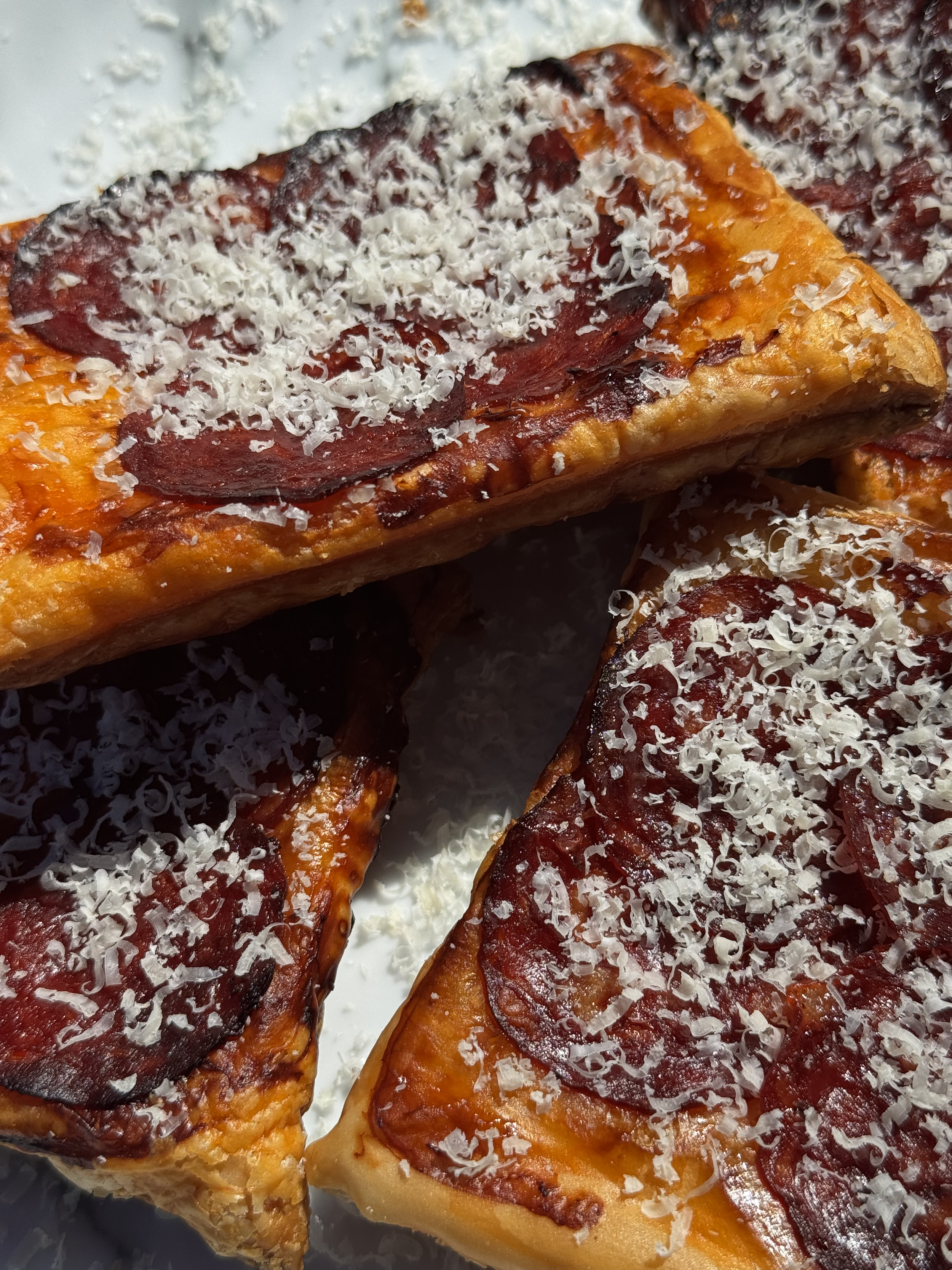 Pepperoni Puff Pastry Pizza