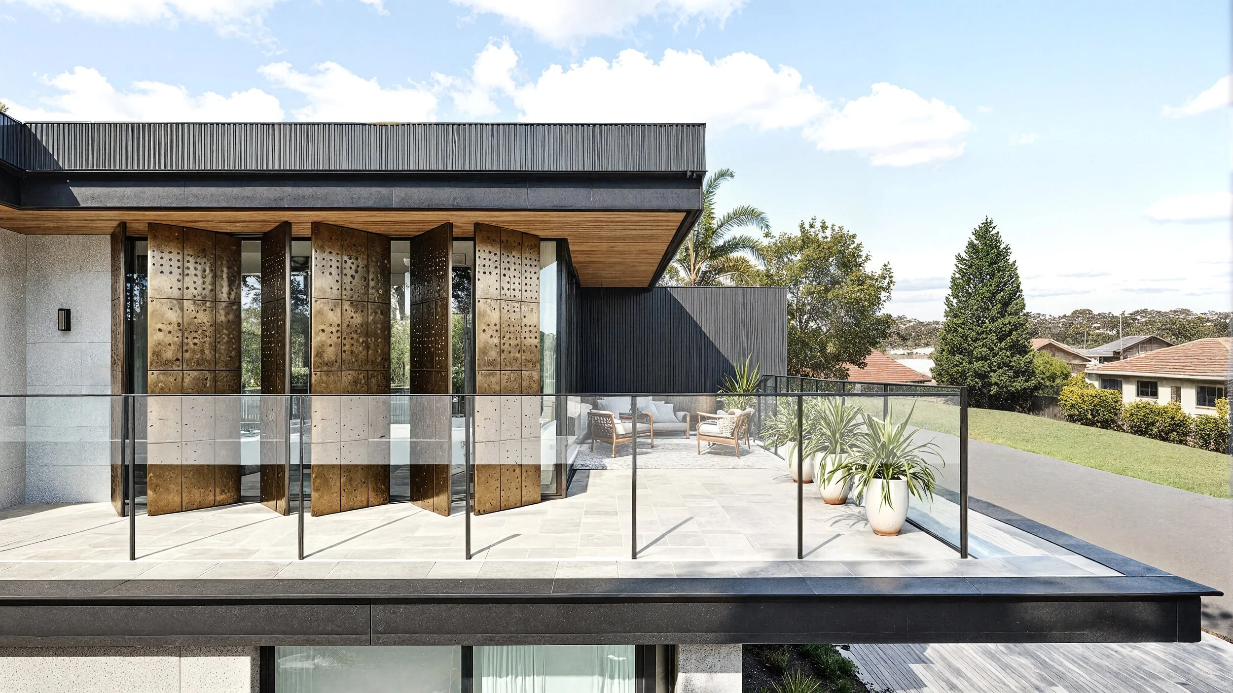 suburban sydney duplex architecture