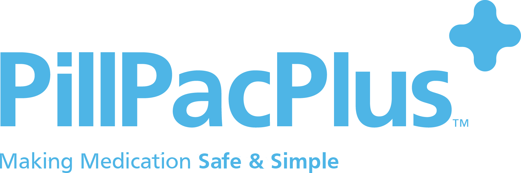 PillPack logo with the tagline "Making Medication Safe & Simple" in blue text.