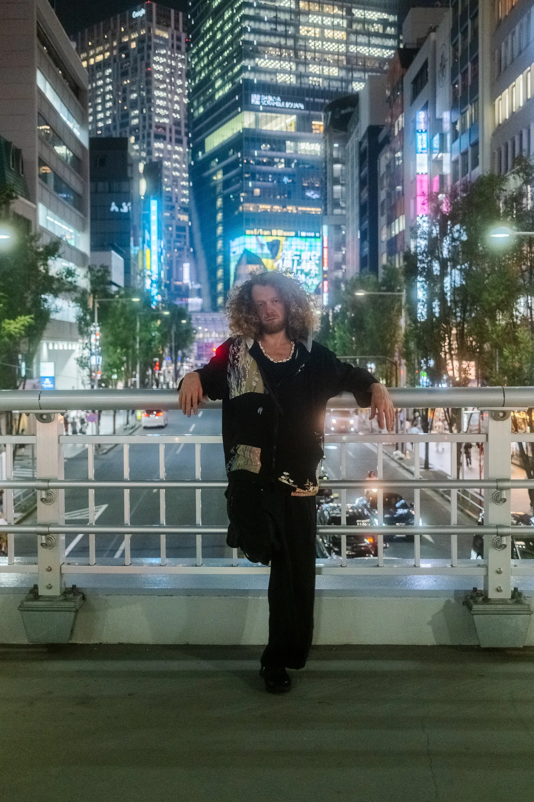 The Needful takes in Tokyo, Japan at night