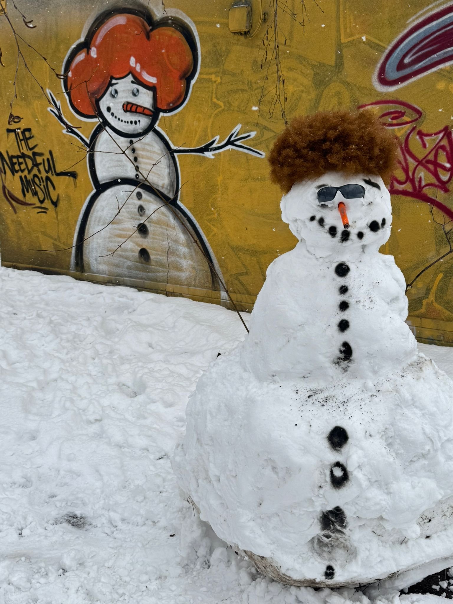 A Needful snowman appears in Poland