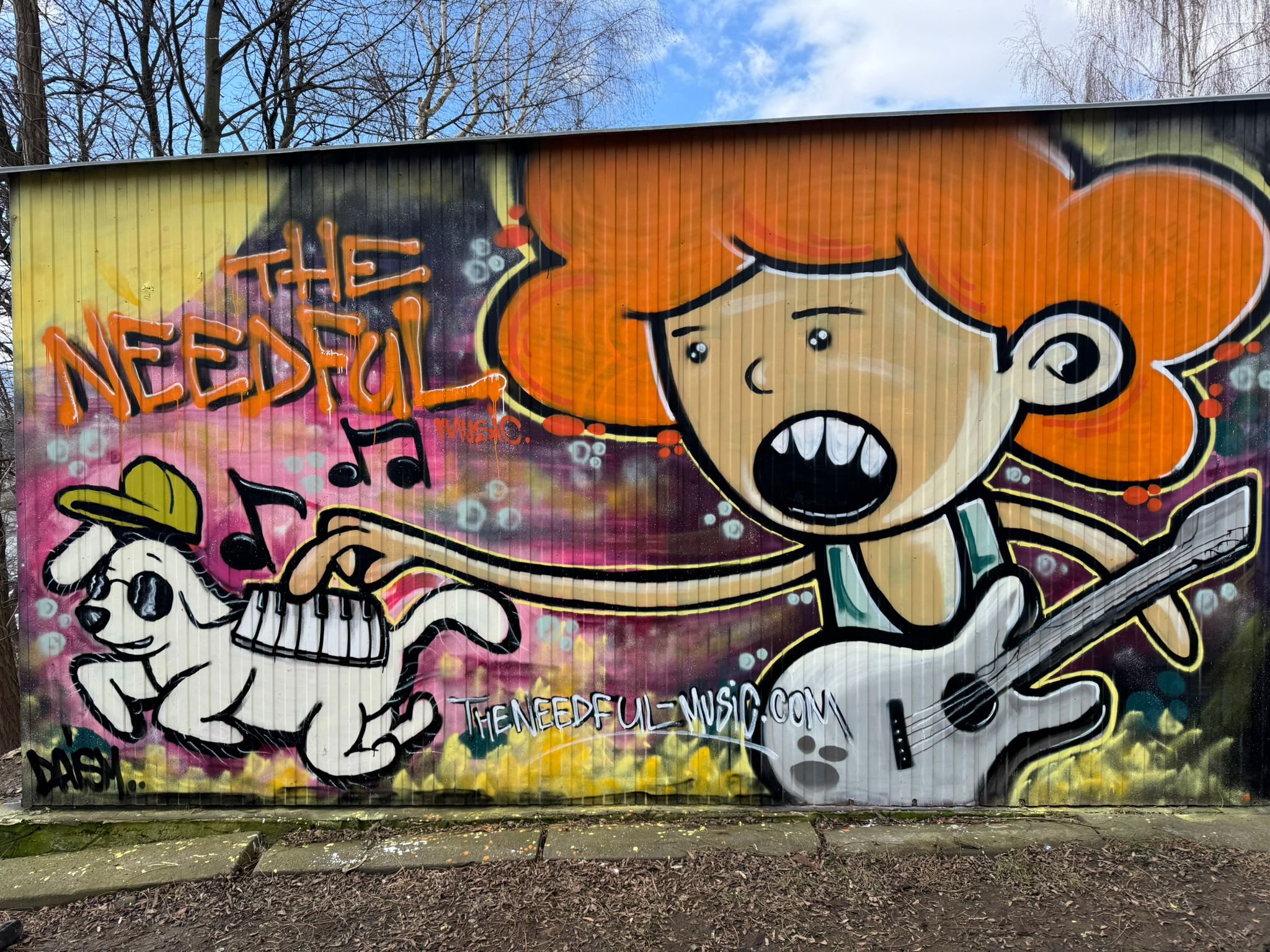 Needful street art in Poland