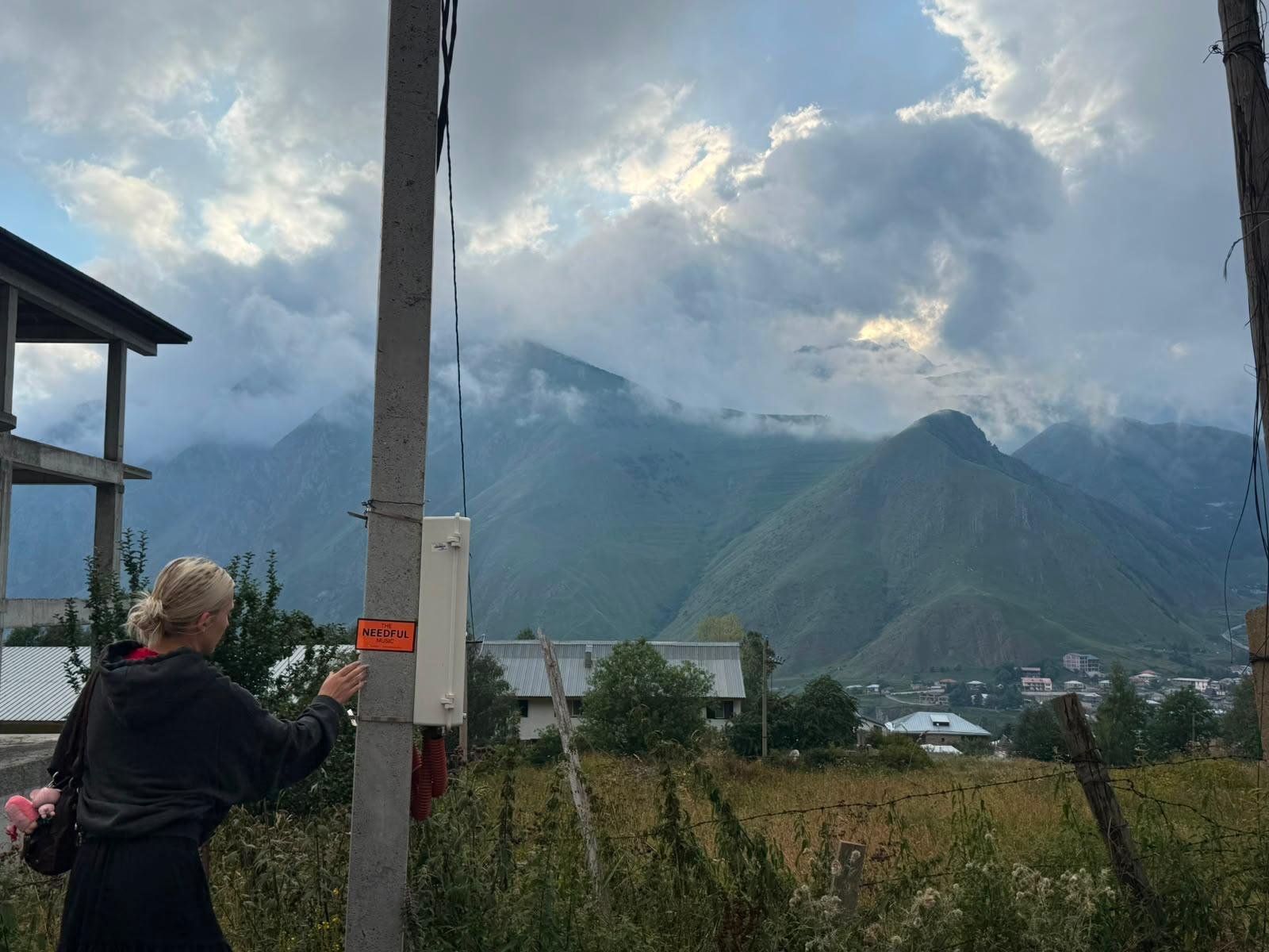 Devoted fans of the Needful leave a mark in stunning Quazbegi Georgia