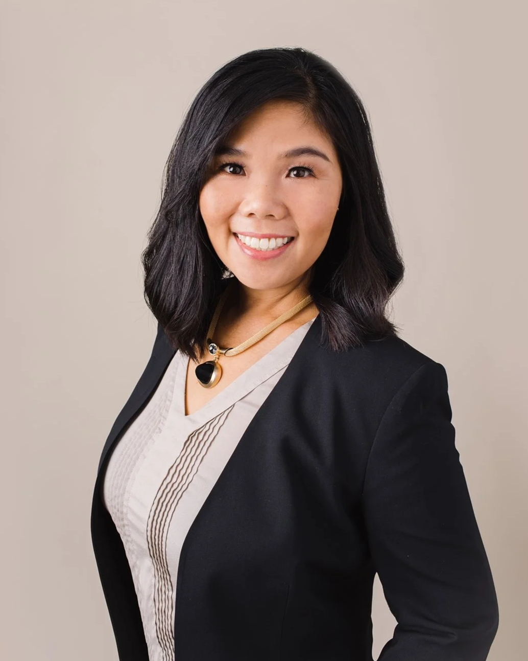 LinkedIn profile headshot of a professional woman in San Gabriel Valley