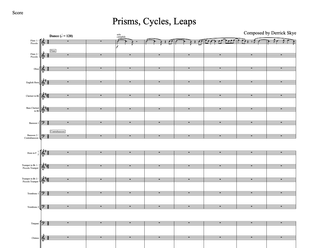 Prisms, Cycles, Leaps | orchestra