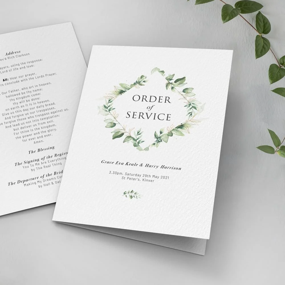 What-Wedding-Stationery-Do-I-Need-Green-Foliage-Order-of-Service-Cards.jpg