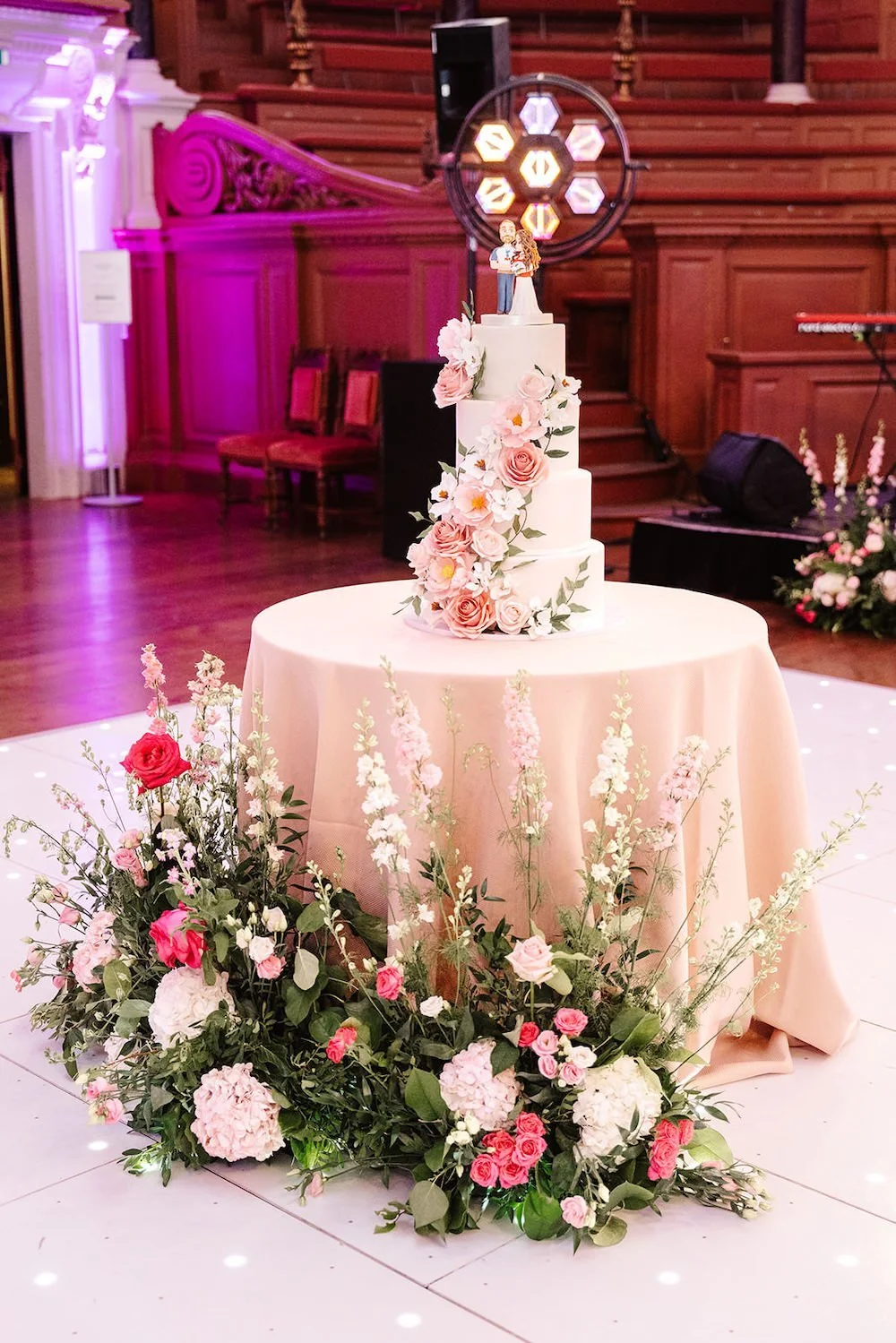 Bodleian-Library-Oxfordshire-Wedding-Cake-Pink-Helen&Tom-43.JPG