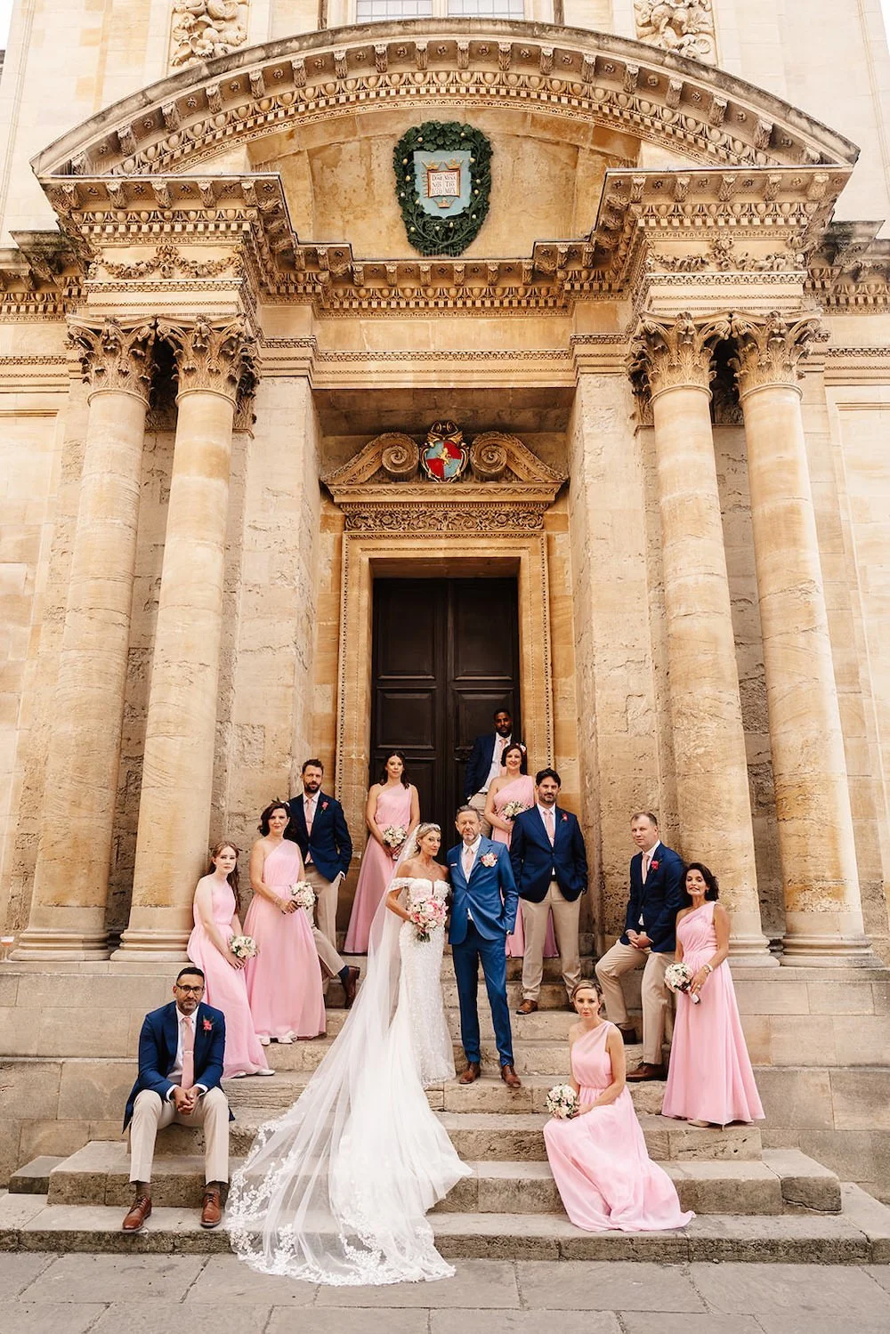 Bodleian-Library-Oxfordshire-Wedding-Pink-Bridla-Party-Helen&Tom-31.JPG
