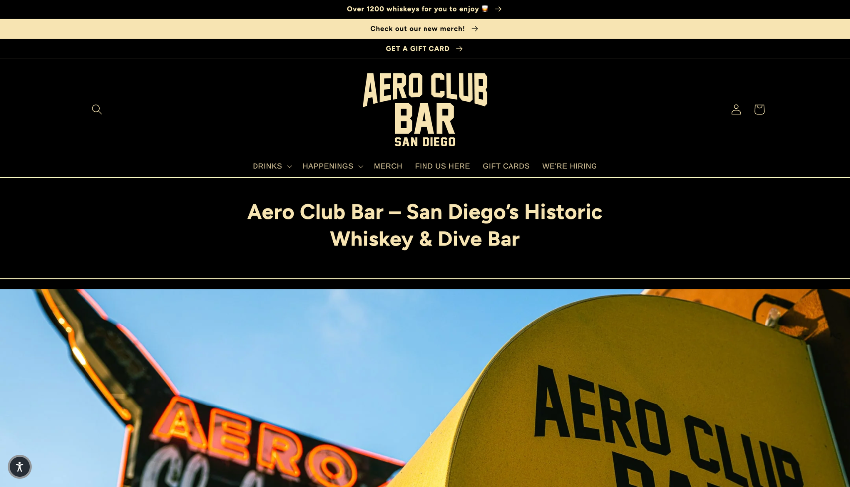 aero club bar