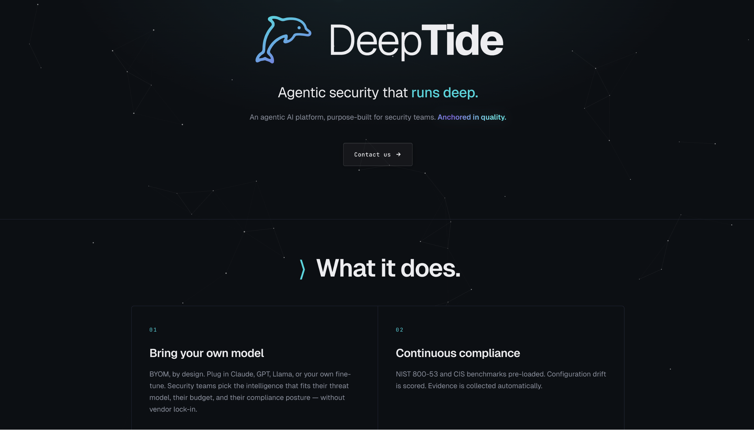 deeptide.io web design