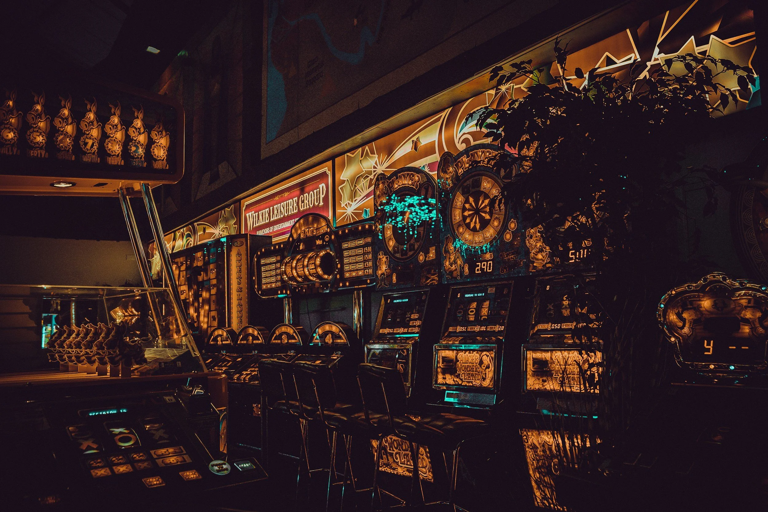 slot machines in storage