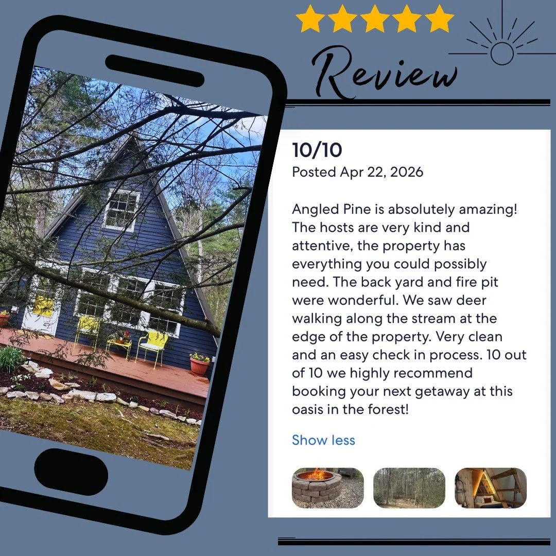 Most places give you a stay.

This one gives you moments you don&rsquo;t expect&hellip;quiet enough to hear the stream,
close enough to watch deer pass by,
and comfortable enough to make you forget you ever had plans.

If you&rsquo;ve been meaning to