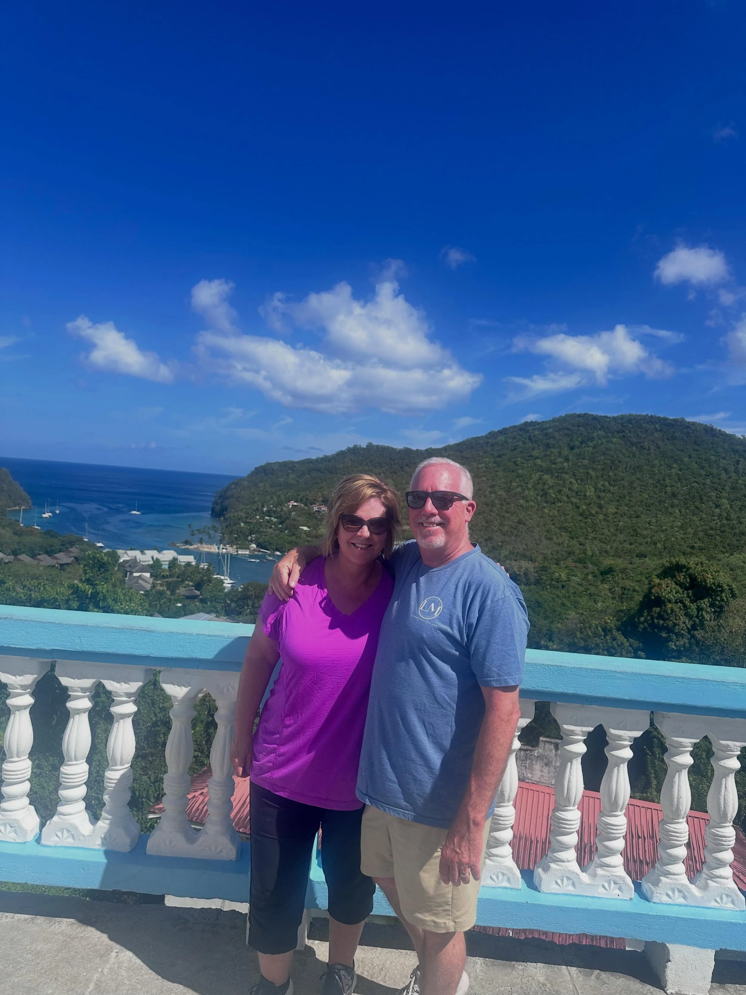 We took a little break from posting while we were away celebrating our 30th anniversary and soaking up a beautiful stay at an incredible Airbnb in St. Lucia. It reminded us why we love creating cozy spaces so much.

Back home now and feeling inspired