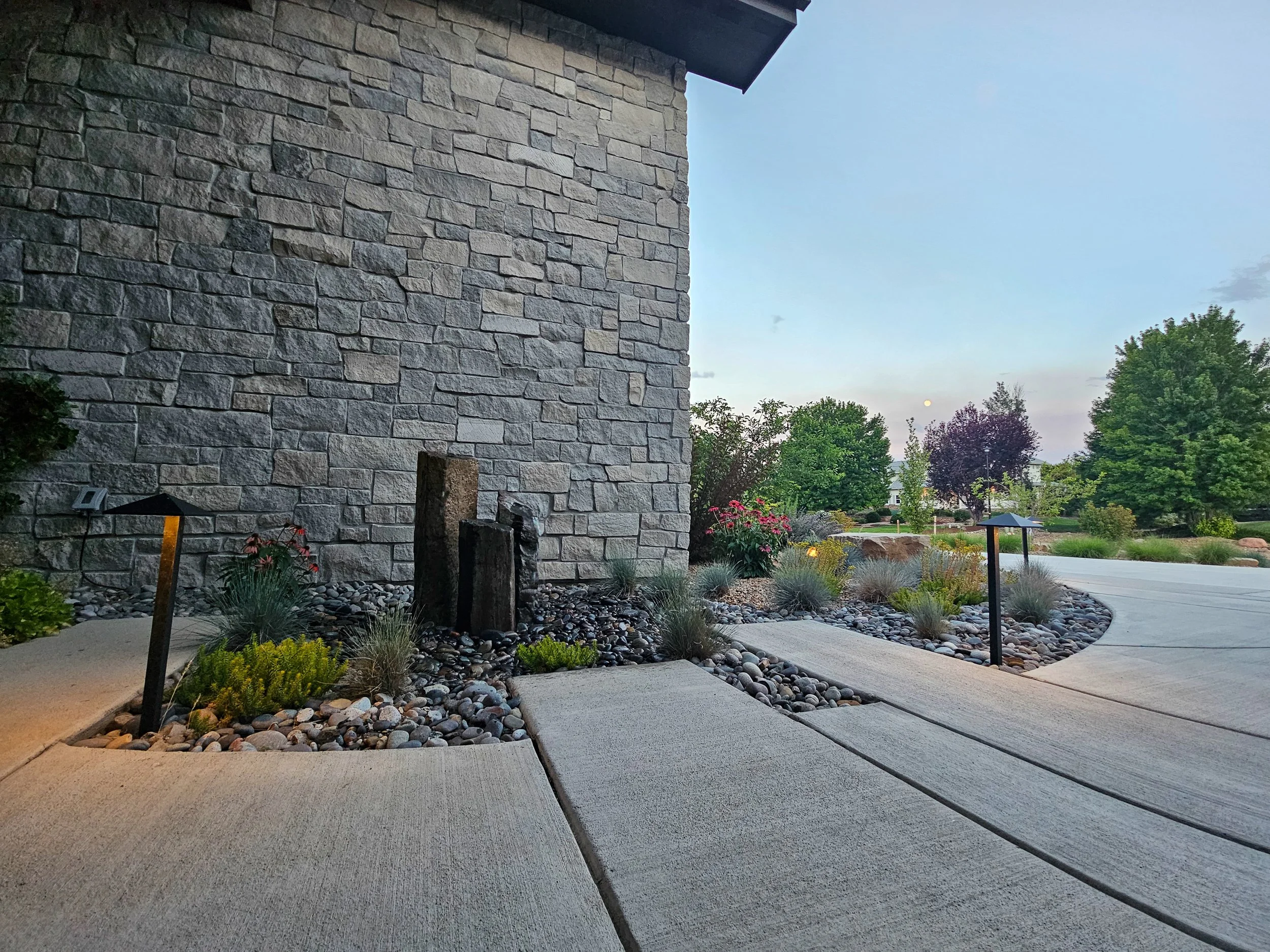 Erie Colorado Custom Water Feature Landscaping