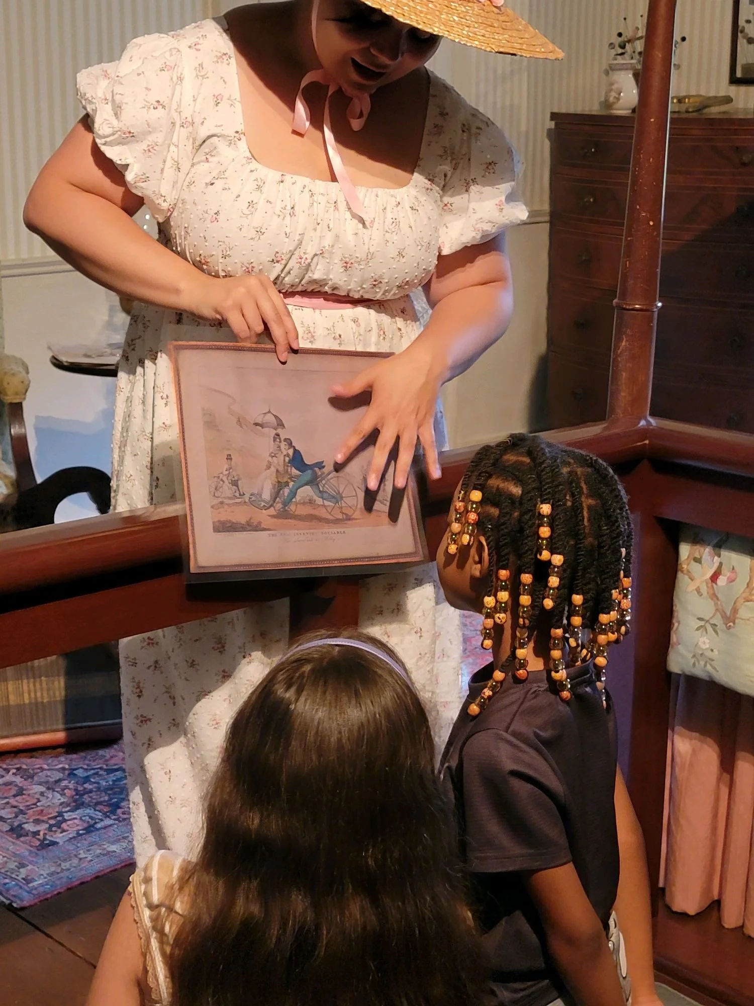 The Field Trip Society visited Liberty Hall and learned about colonial times.