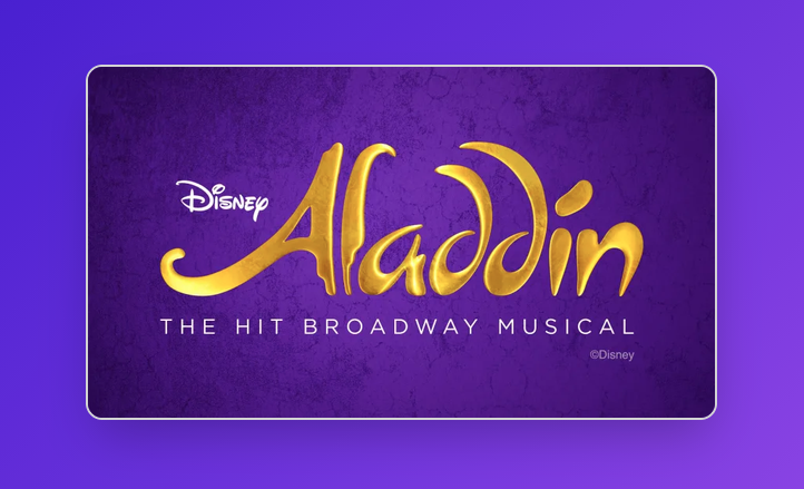 Aladdin Broadway Musical