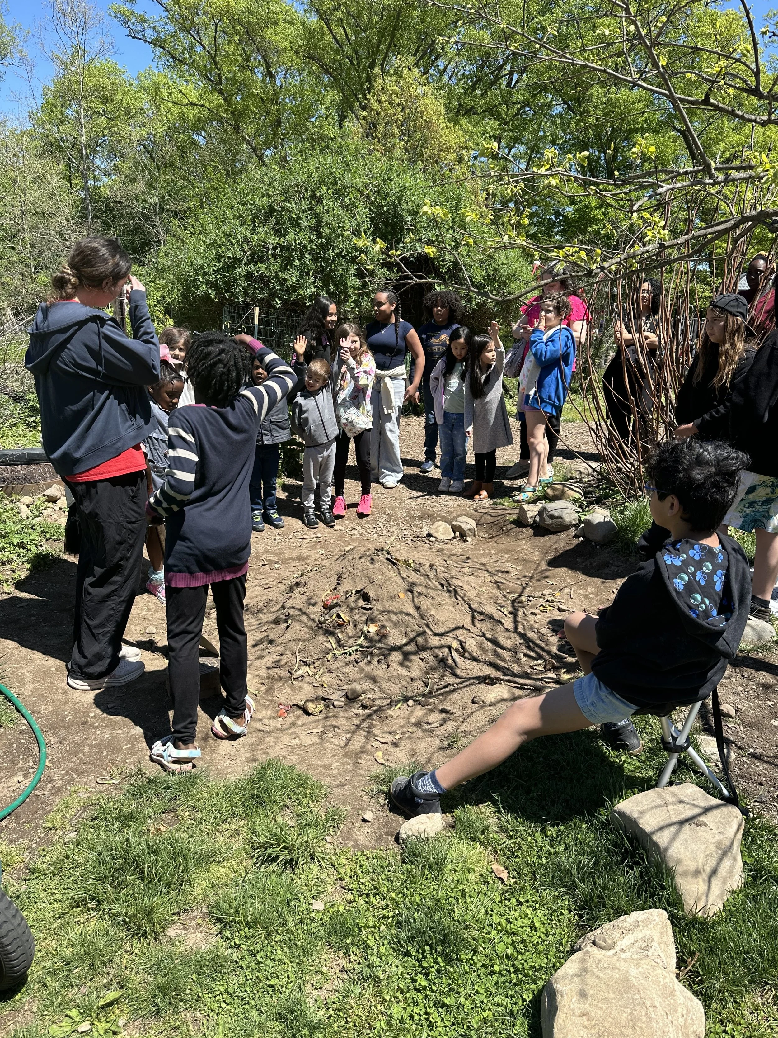 The Field Trip Society visited HealthBarnUSA for a great workshop on nutrition, composting, growing your own food, and planting seeds.