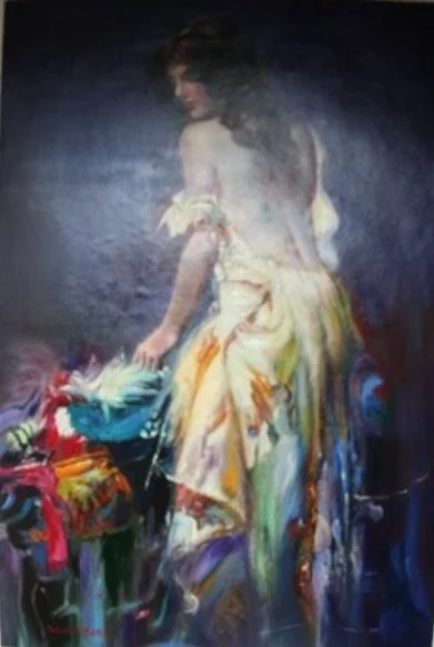 'Woman in White Dress’