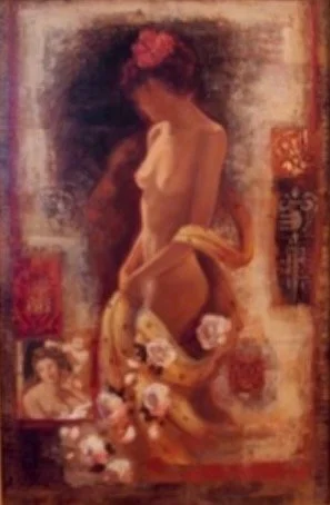 ‘Woman with Roses’